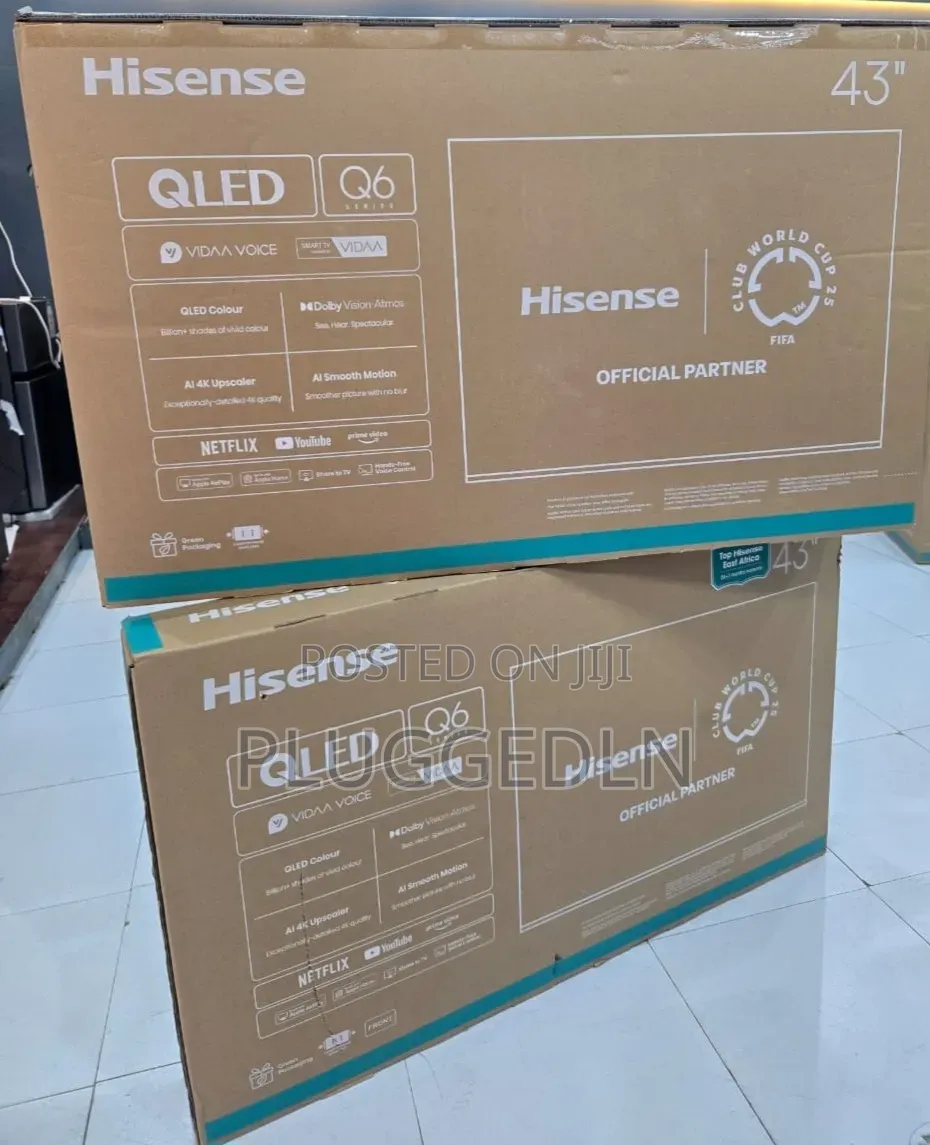 Hisense 43 Inch Qled Smart Uhd Frameless (Q6 Series)