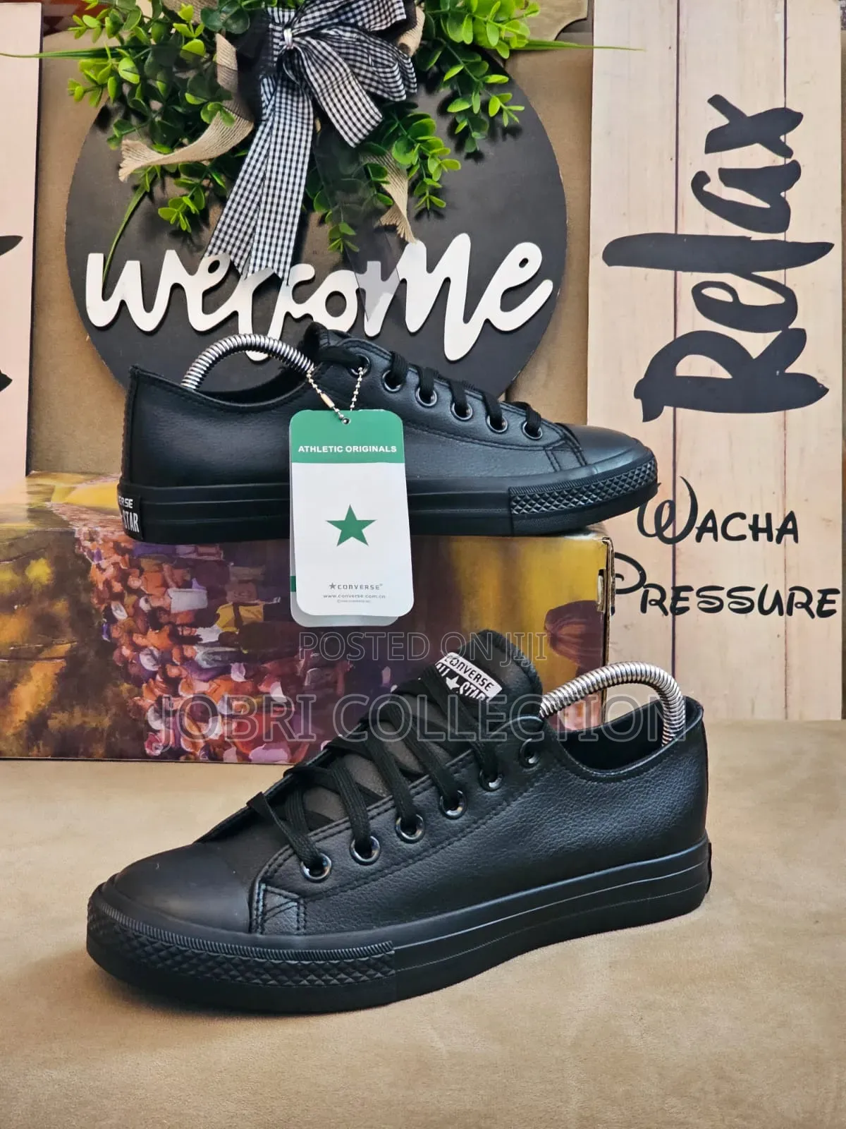 Genuine Leather Converse