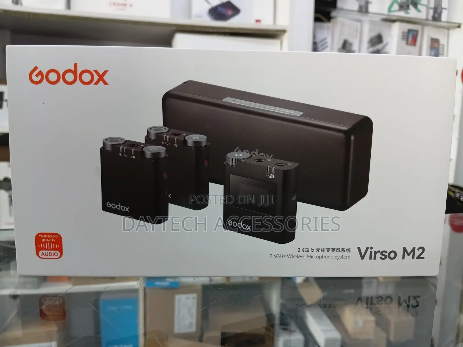 Godox Virso S M2 2.4ghz 2-Person Clip-on Wireless Microphone System