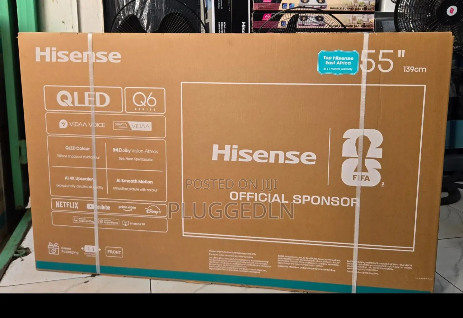 Hisense 55 Inch Qled Tv (Q6 Series) 55q6qken