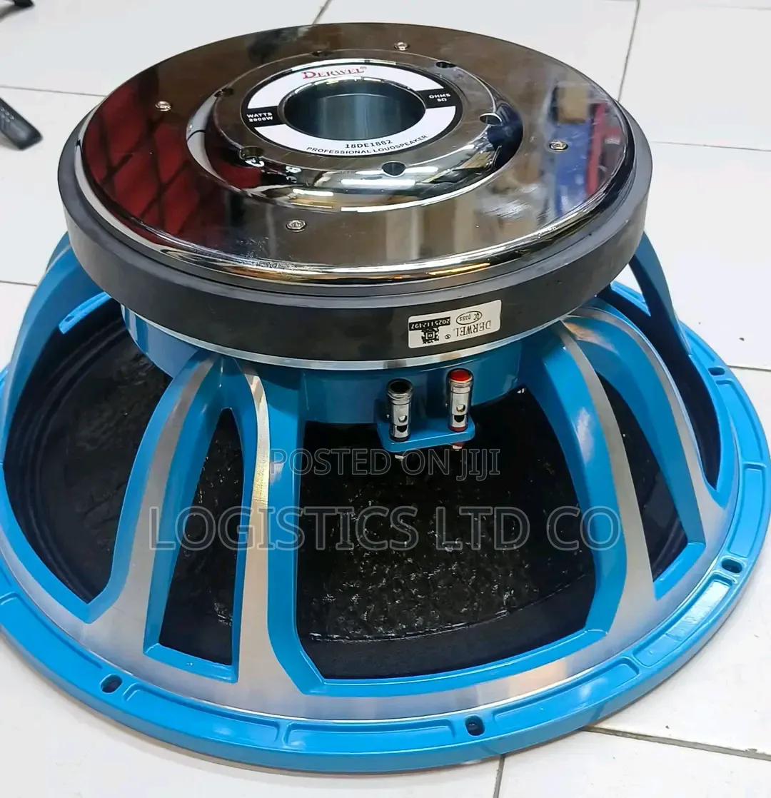 Derwel 18de1882 18 Inches 125mm Voice Coil 2000watts Bass Speaker