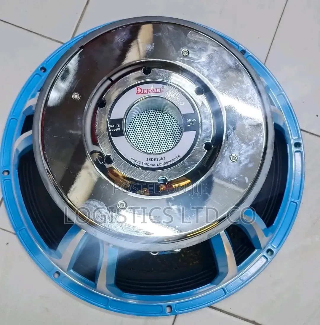 Derwel 18de1882 18 Inches 125mm Voice Coil 2000watts Bass Speaker