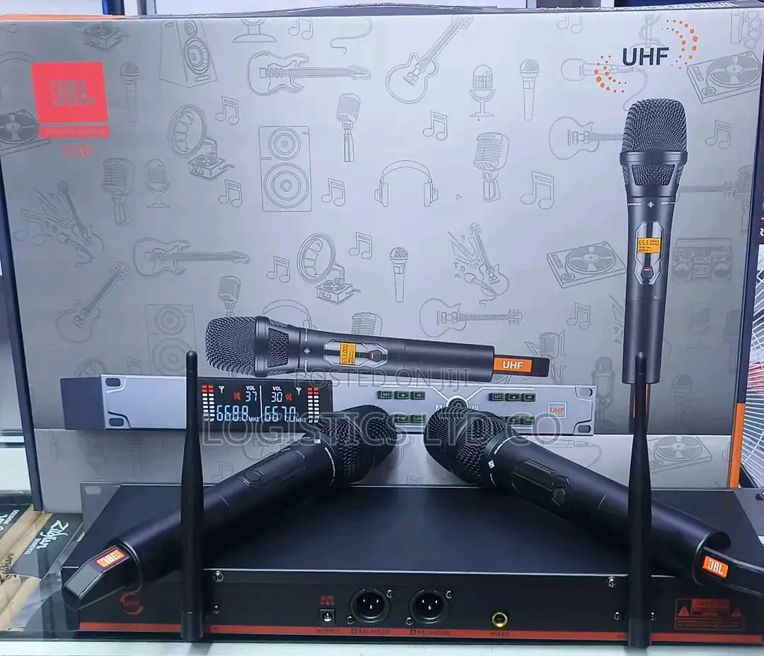 JBL V30 Dual Uhf Handheld Wireless Microphone
