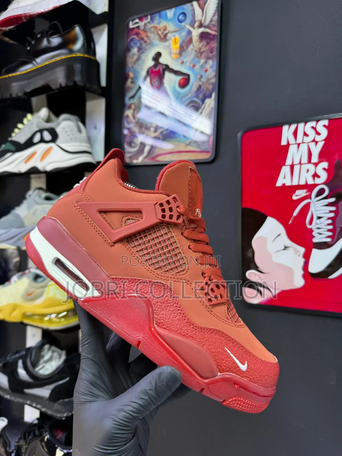 Nke Air Jordan 4 Retro “Brick by Brick” Sneakers