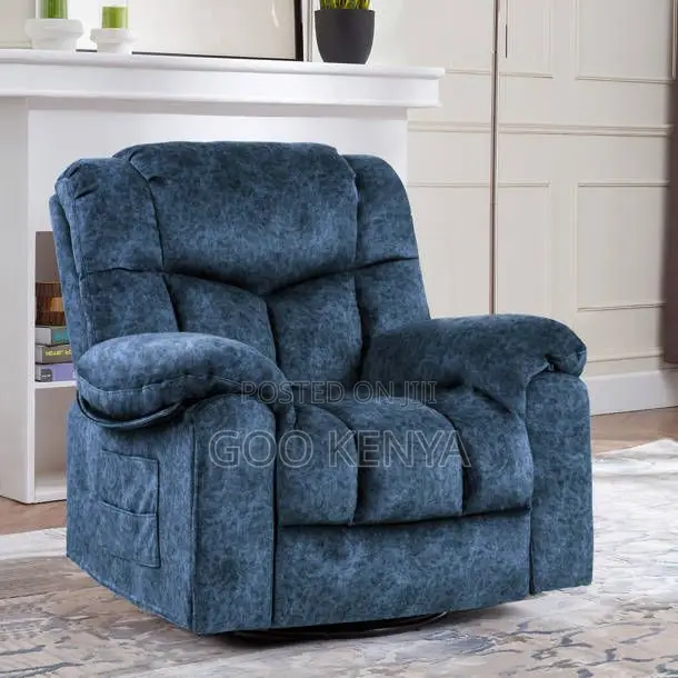 Home Sofa; Cozy Reclining Sofa With High-Density Foam and Soft Fabric