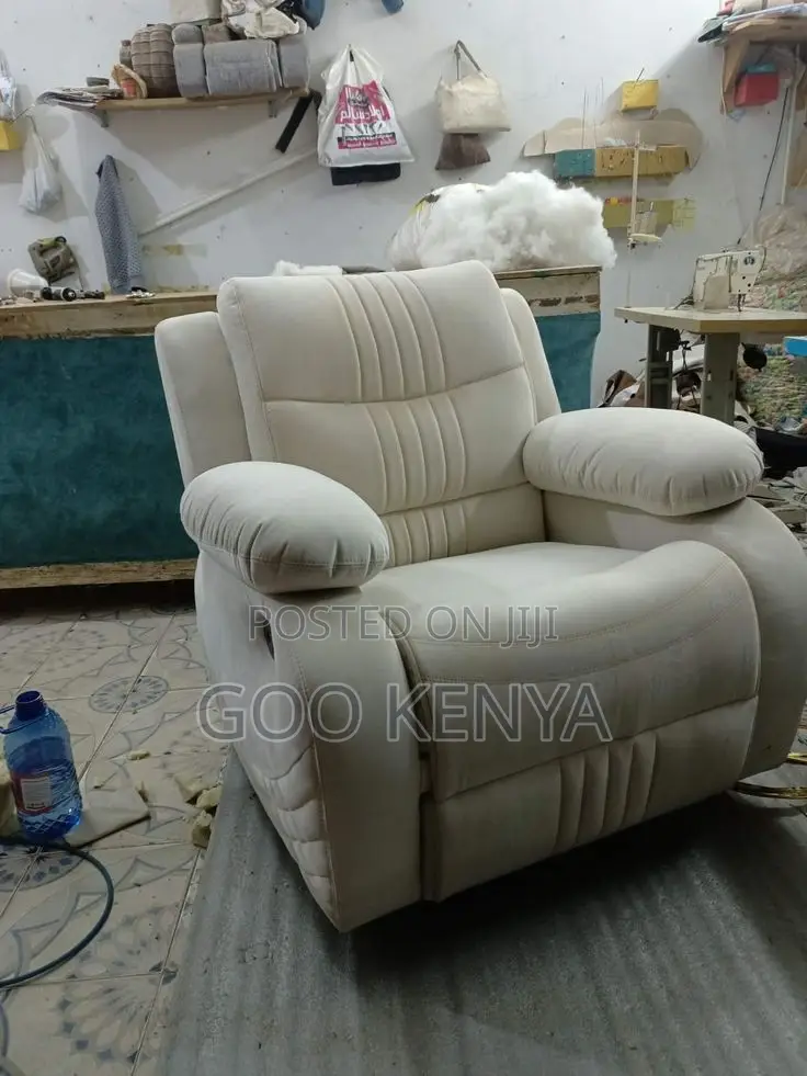 Home Sofa; Cozy Reclining Sofa With High-Density Foam and Soft Fabric
