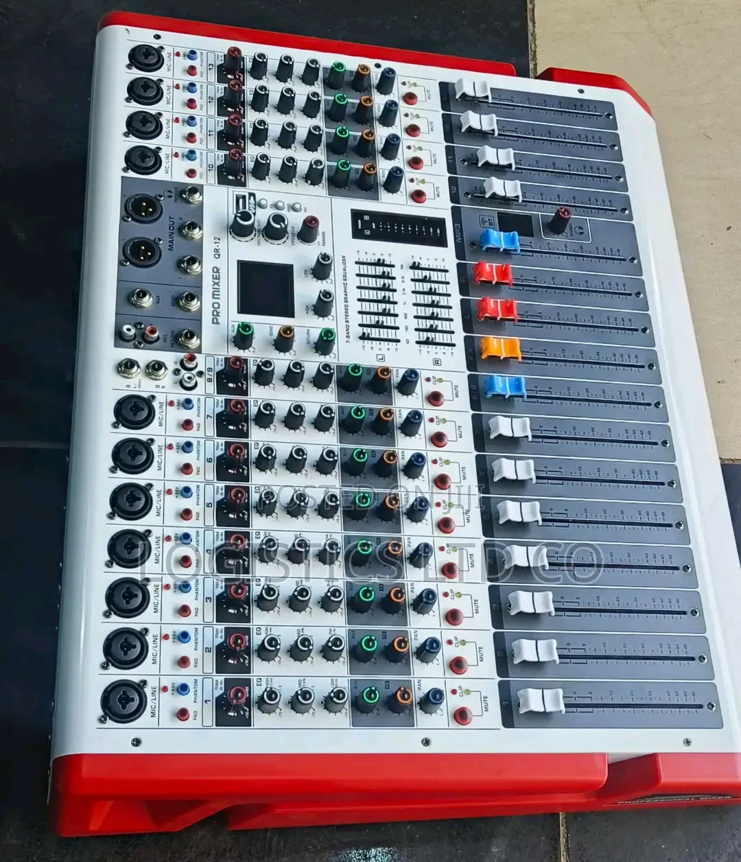 Pro Mixer Qr-12 13 Channels Powered Mixer