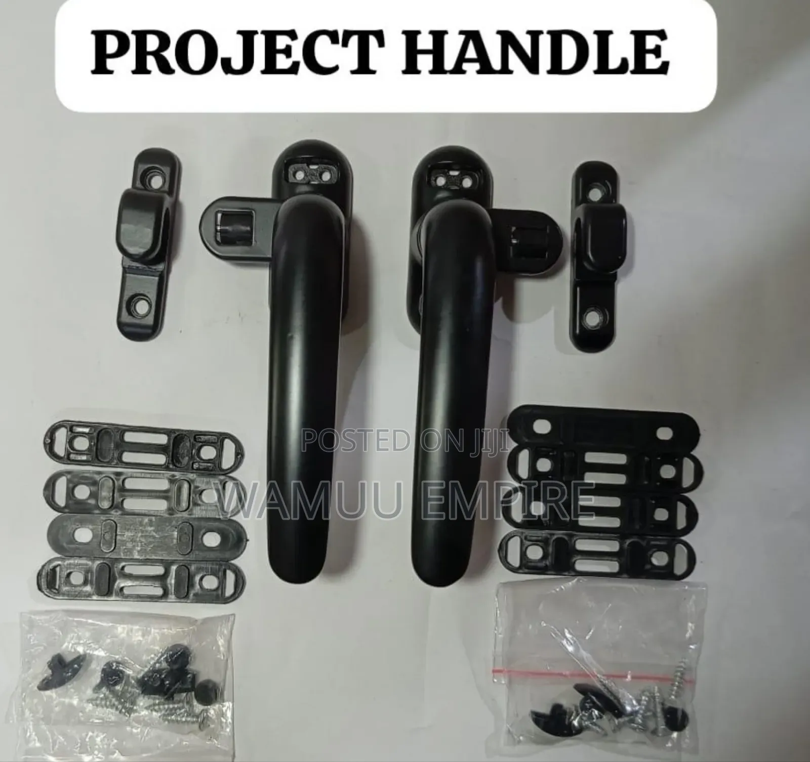 Black Aluminum Alloy Project Handles