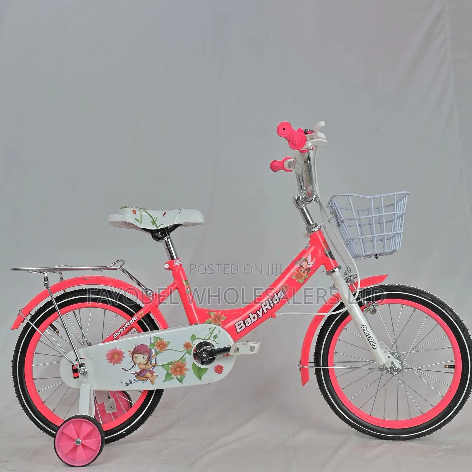 Babyride Size 16 With Basket and Training Wheels