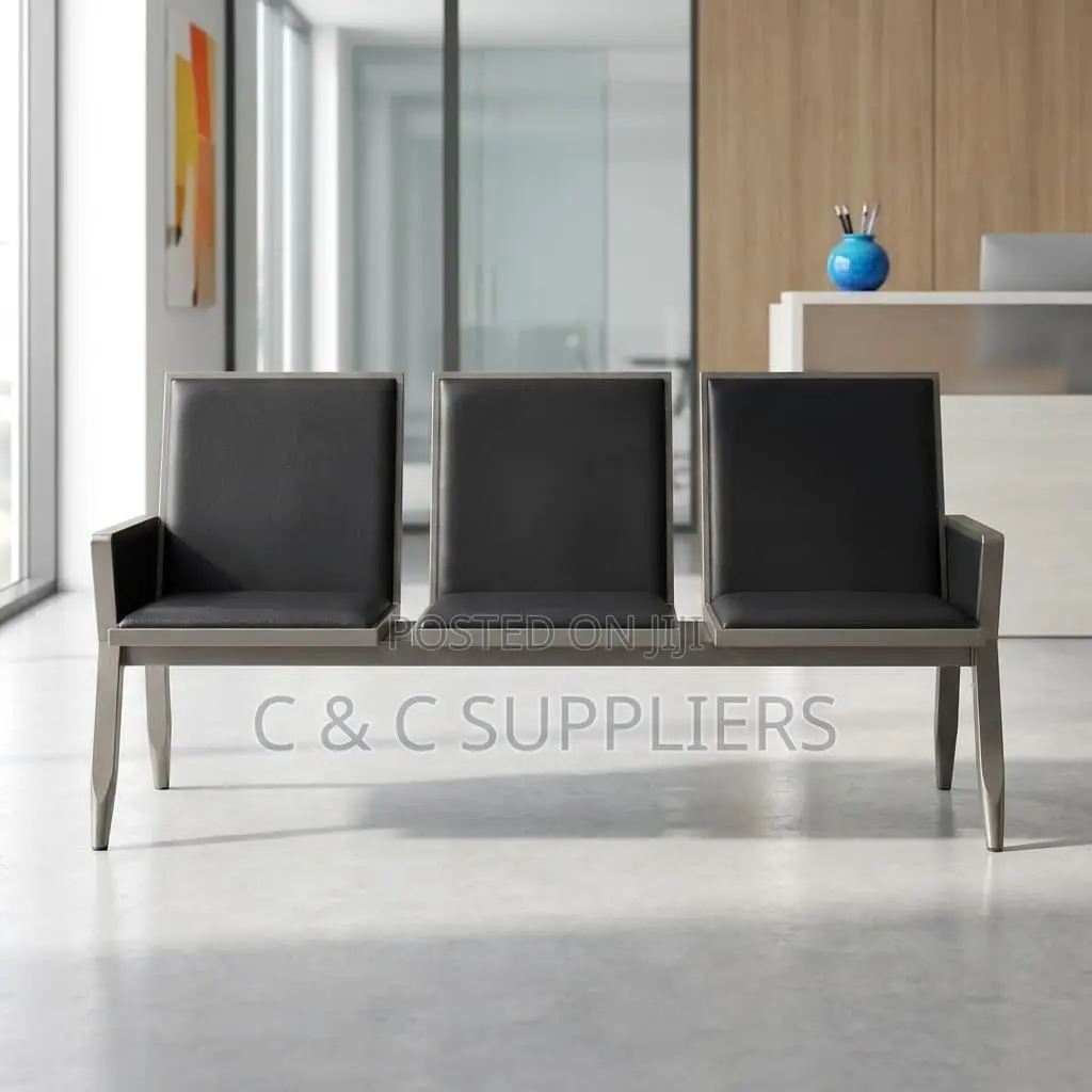 3-Seater Reception Bench - C C Suppliers Airport Benches Price