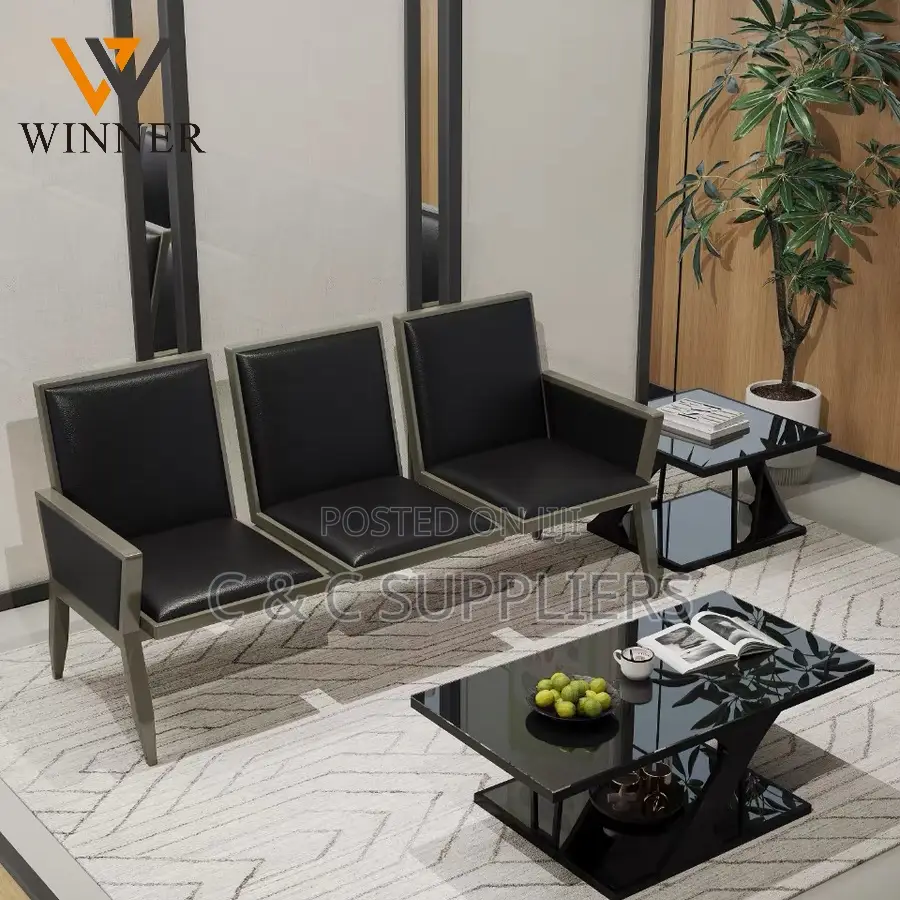 3-Seater Reception Bench - C C Suppliers Airport Benches Price