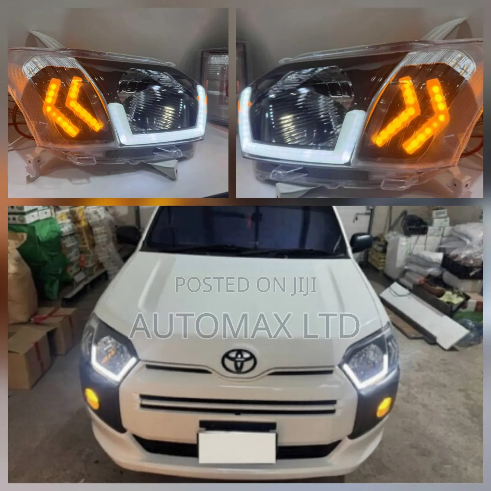 Yr2015, Toyota Probox/Succeed Led Headlights With Daytime DRL