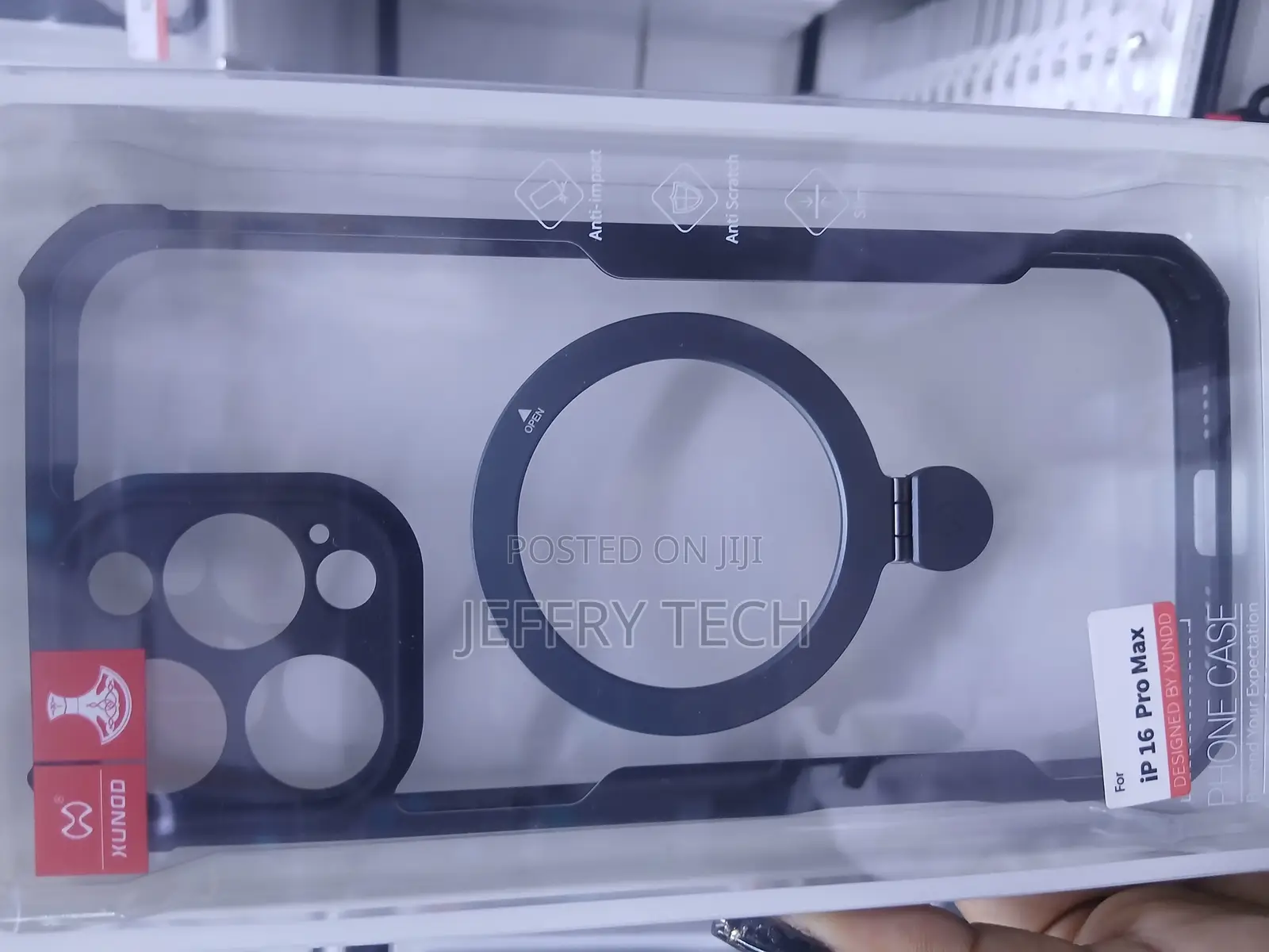Xundd Shockproof Clear Case Designed for the iPhone 16 Pro Max,