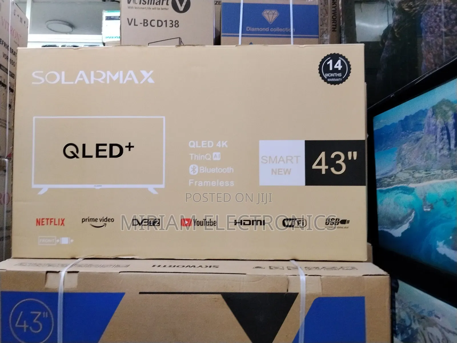 Solarmax 43" Inch Full Hd Frameless Smart Android