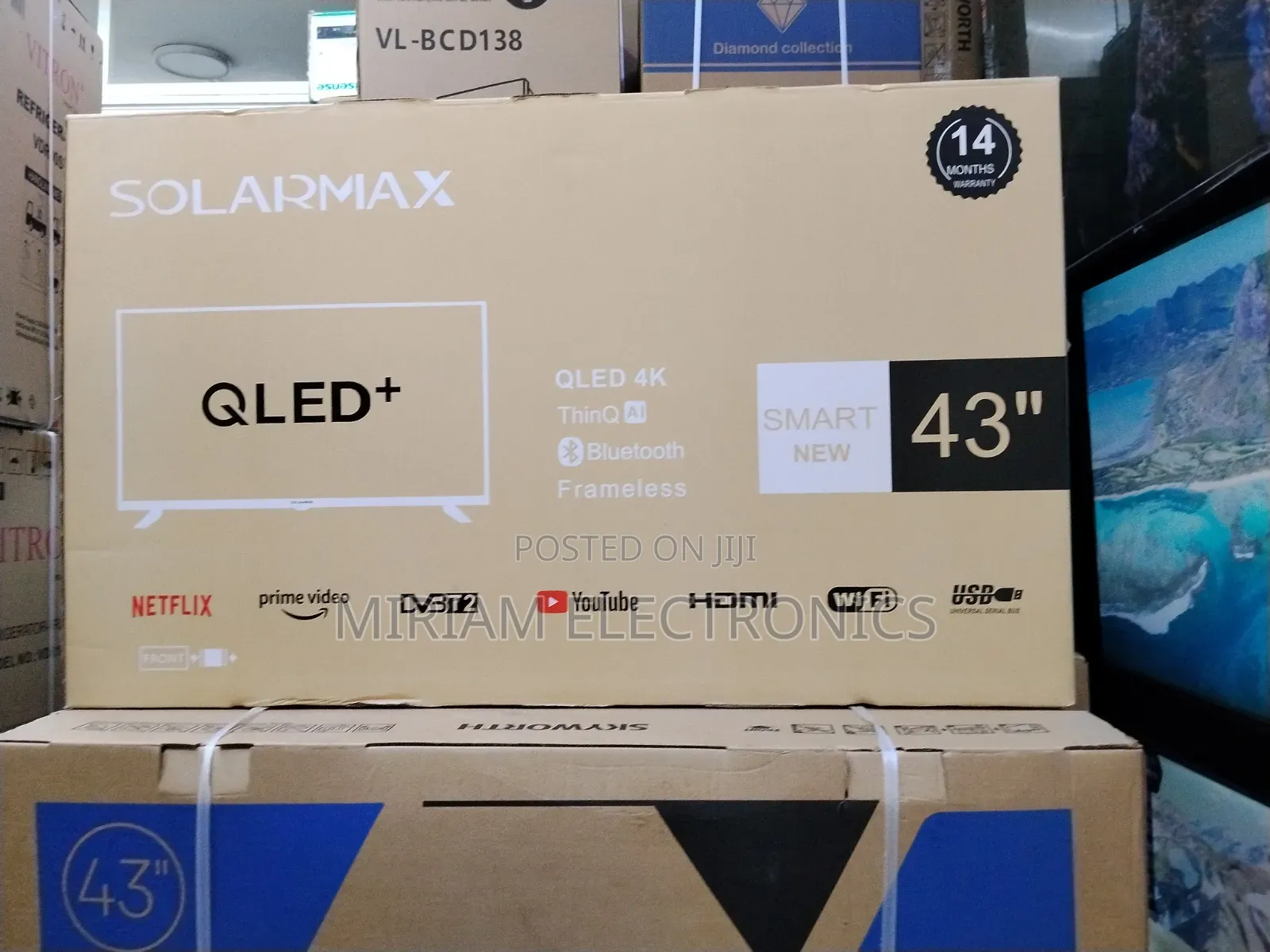 Solarmax 43" Inch Full Hd Frameless Smart Android