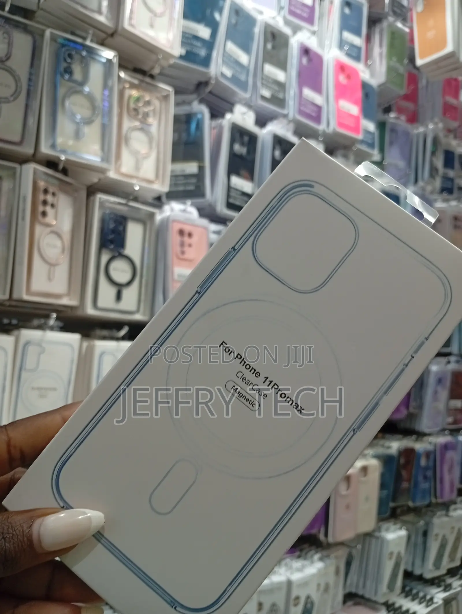 Magnetic Clear Case for the iPhone 11 Pro Max.
