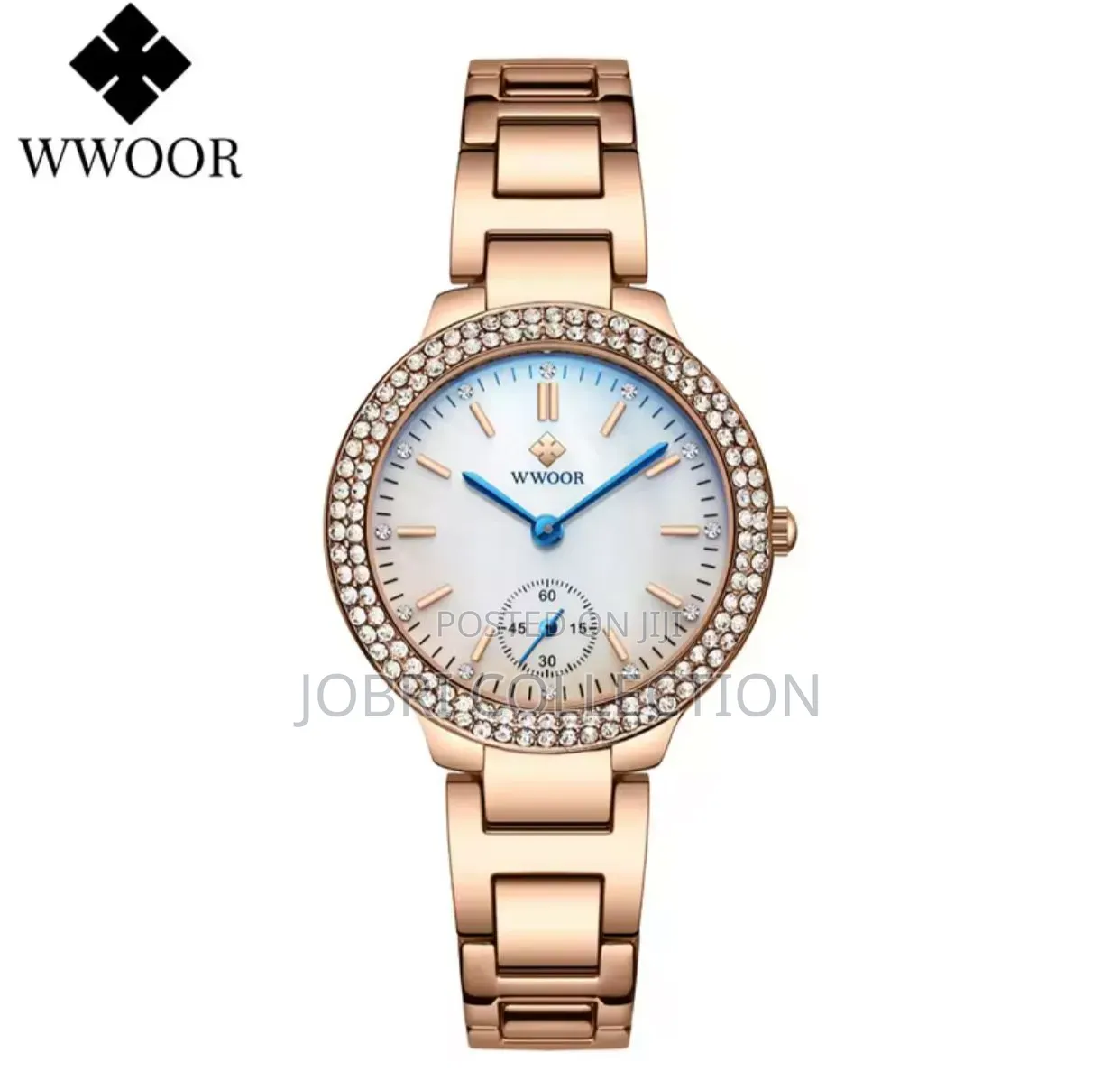 Wwoor White Face Ladies Wrist Watch