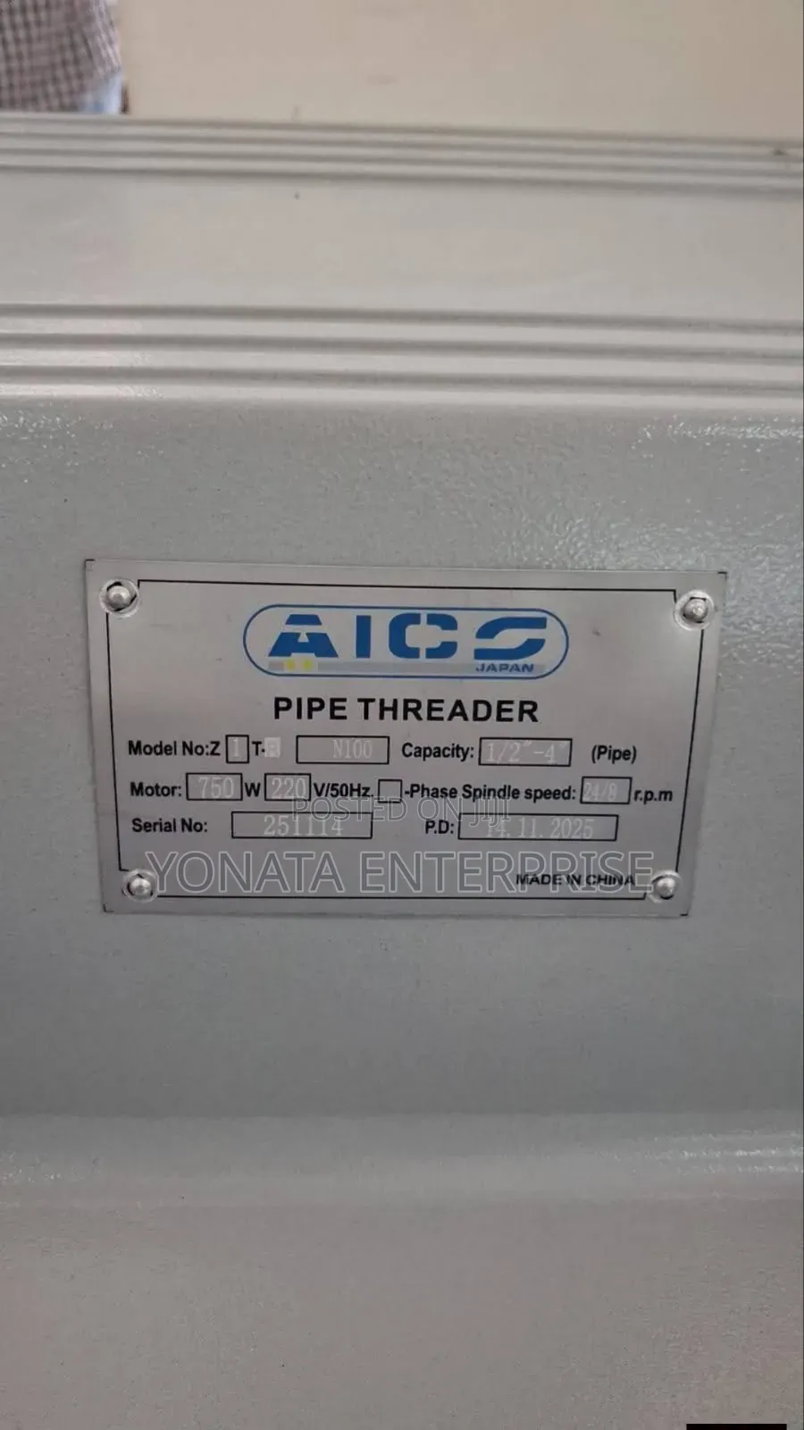 Brand New Heavy Duty Pipe Threading Machine (1/2"-4")