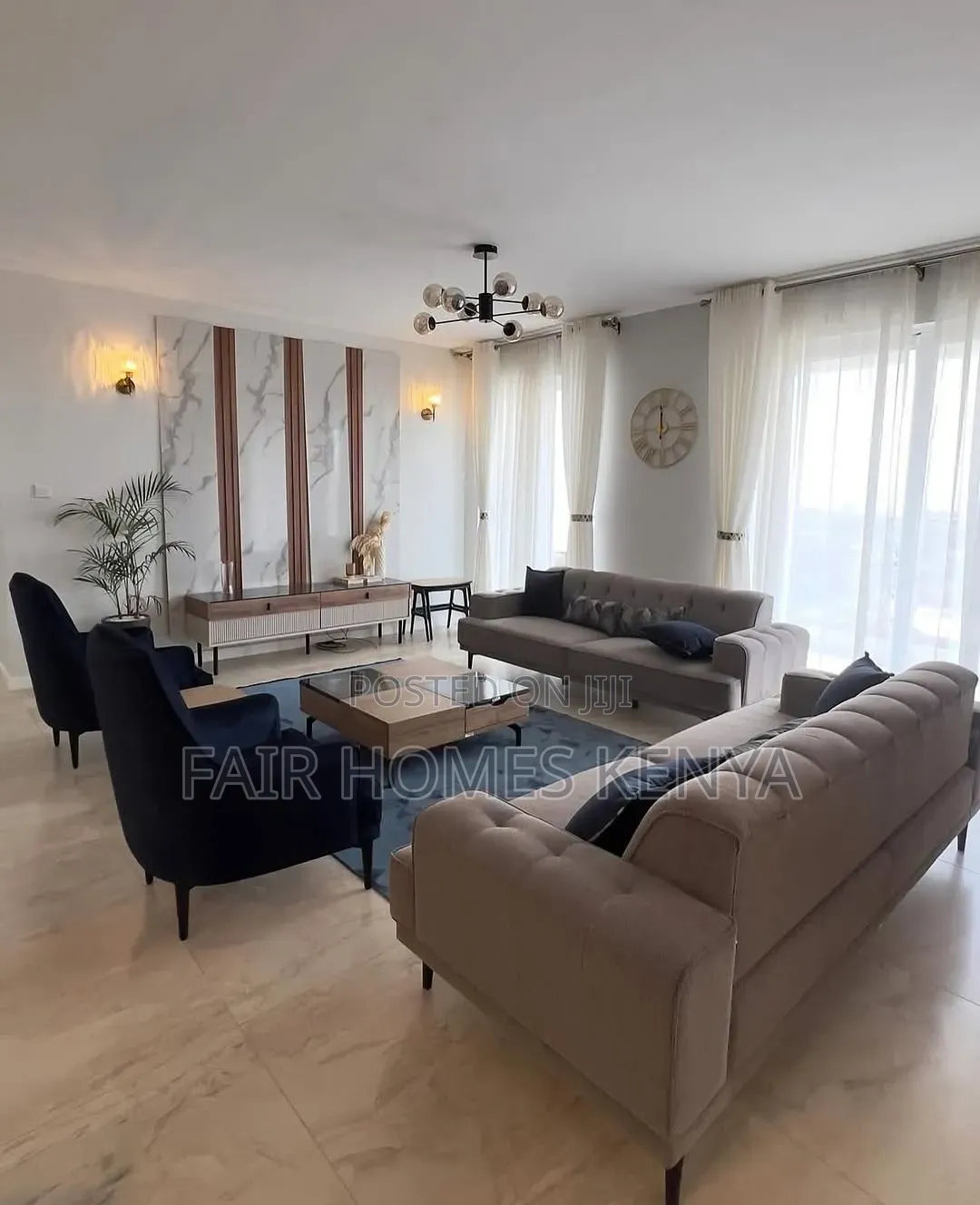 3bdrm Apartment in Nyeri Road, Kileleshwa for rent