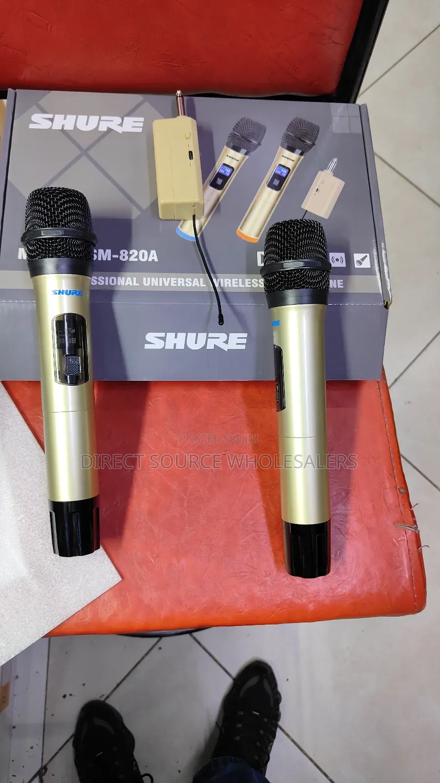 Shure Lapel Jack Sm 820 a Wireless Microphone
