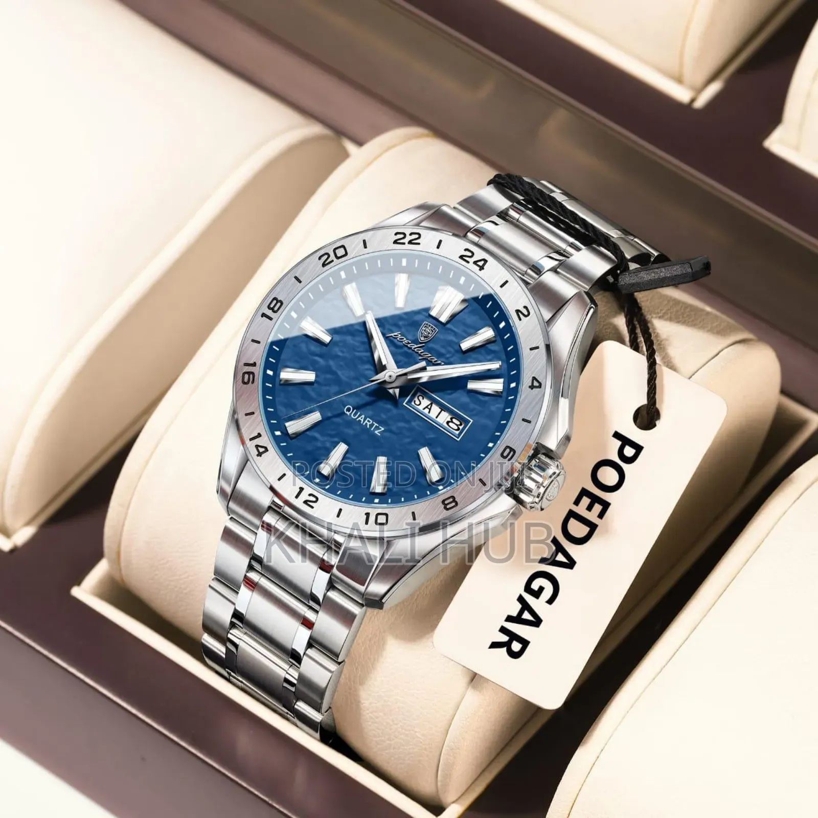 Poedagar Gents Watch 683 With 3atm Water Resistant