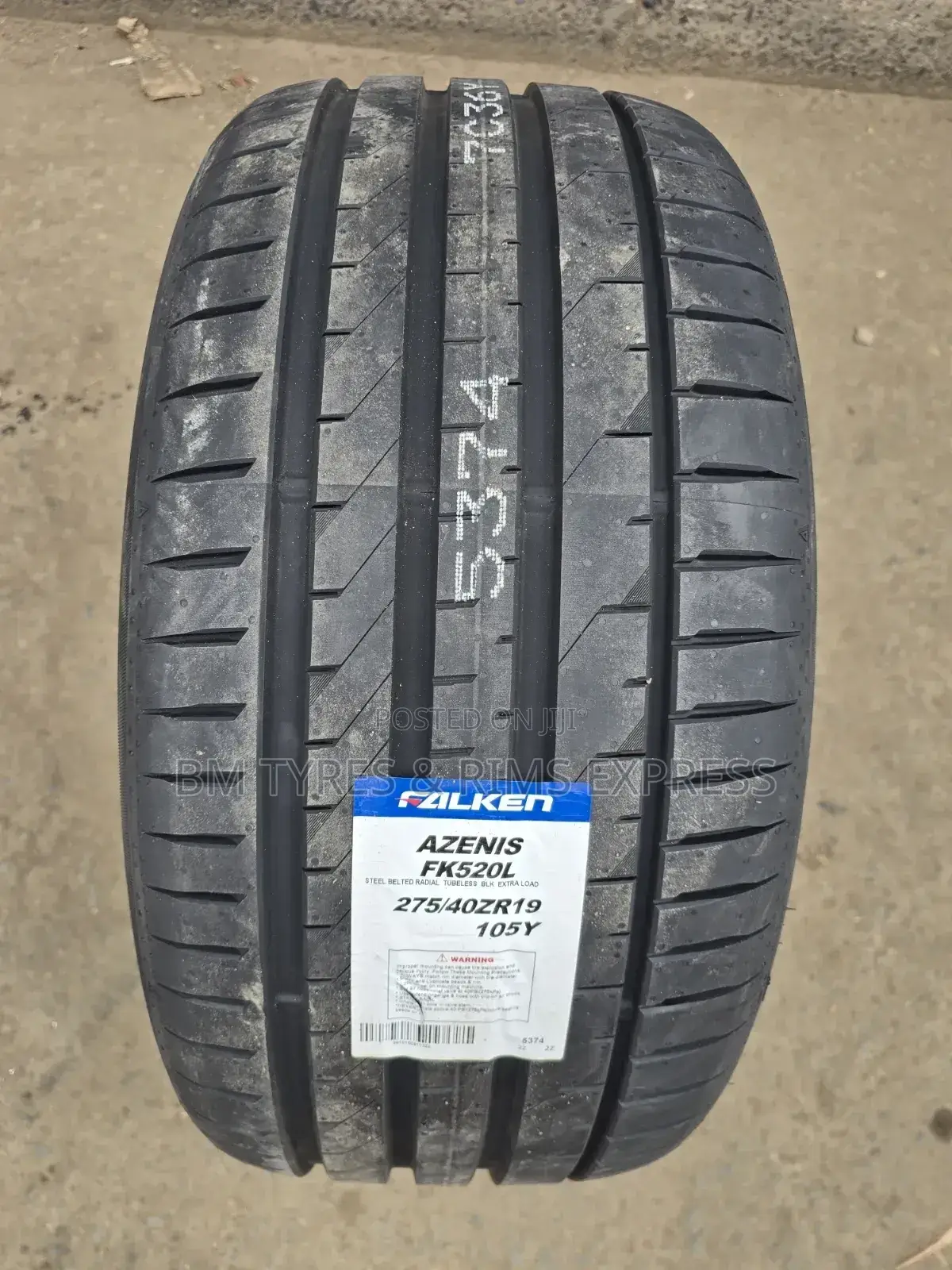 275 /40 R19 Falken Tyres (Azenis Fk520) Japan.