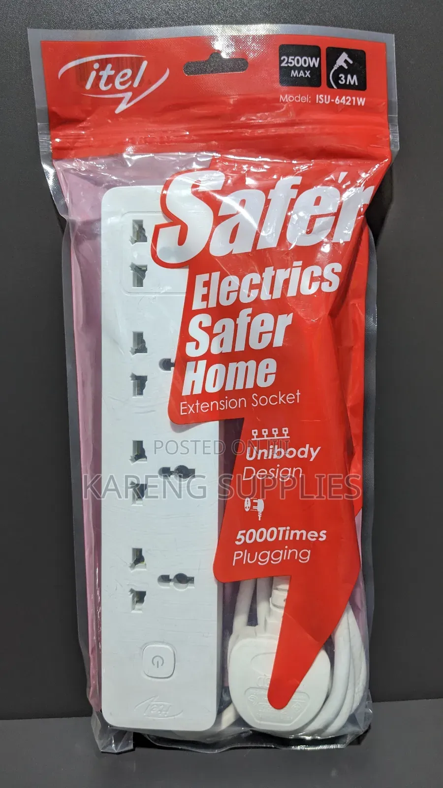 4 Way Extension Socket
