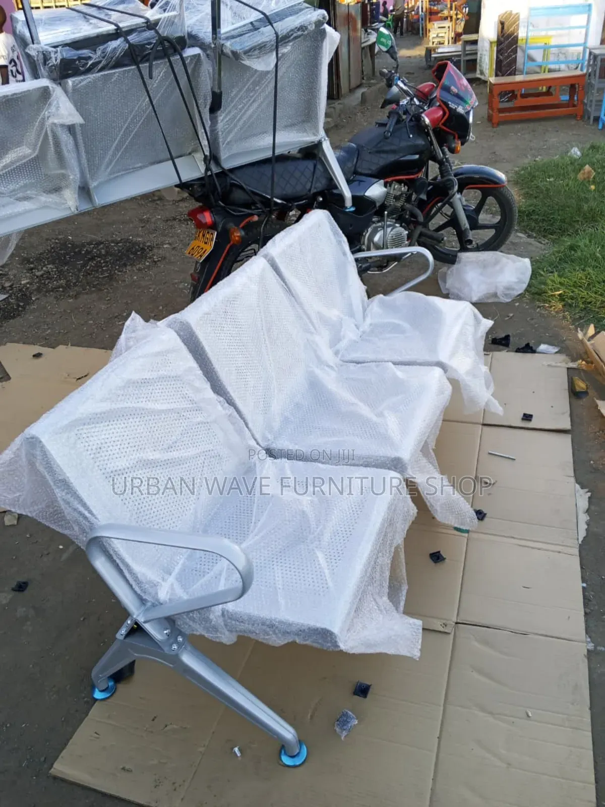 Heavy Duty Unpadded Link Chair