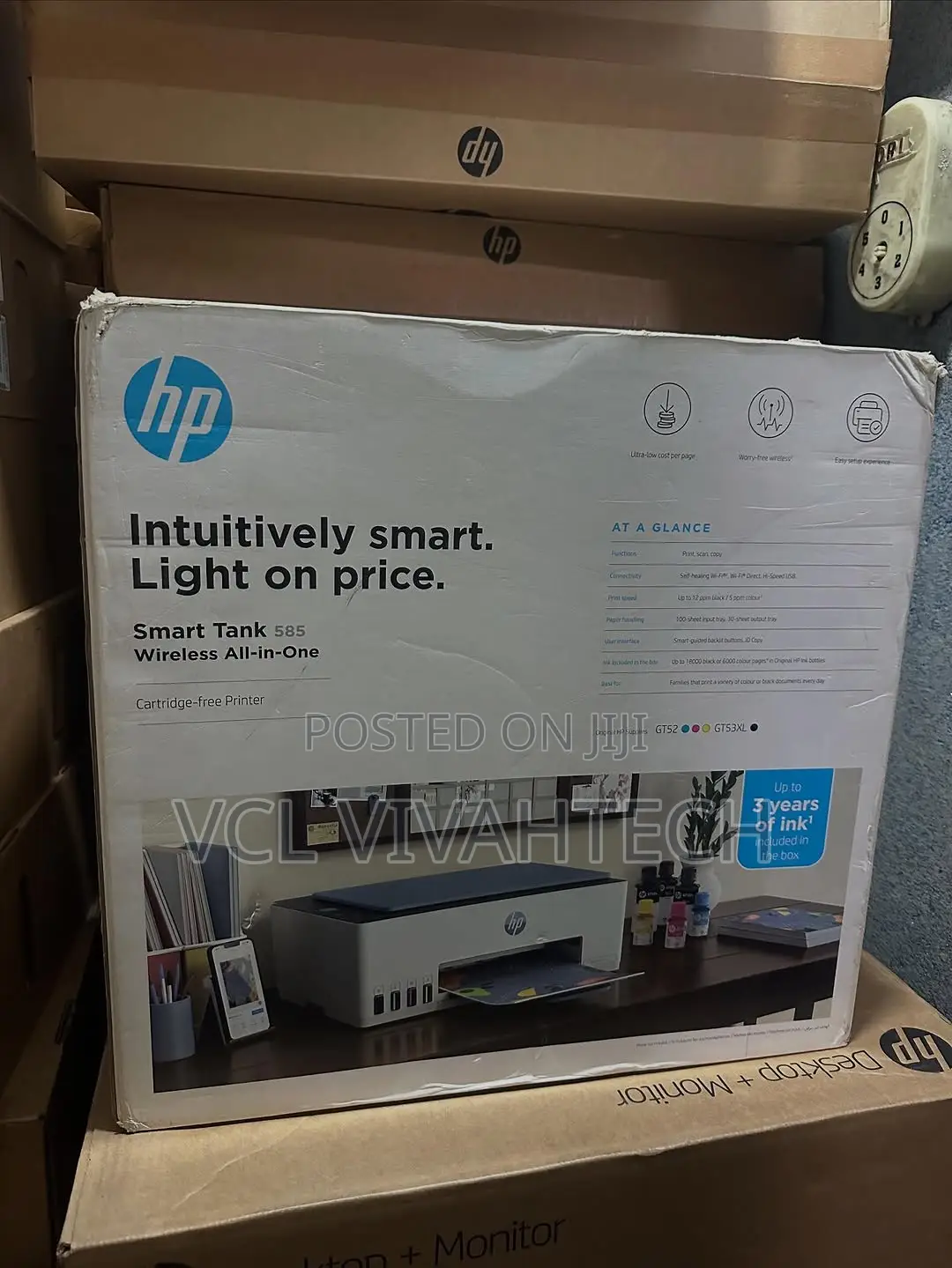 Hp Smart Tank 585 All-in-One Printer White