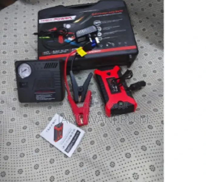 Enhanced Quality 2-in-1 Car Jump Starter Tire Inflator Air Compressor