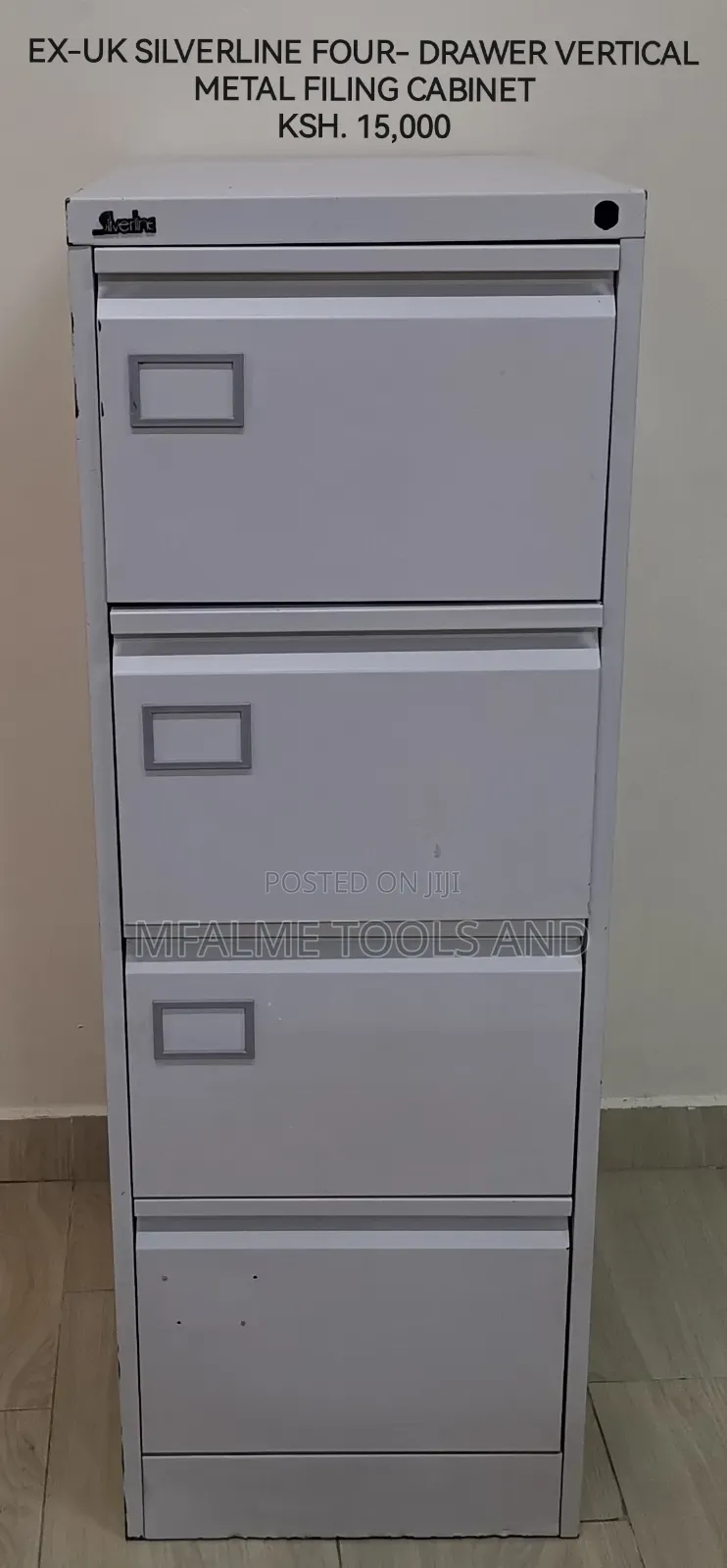 Four Drawer Vertical Metal Filing Cabinet