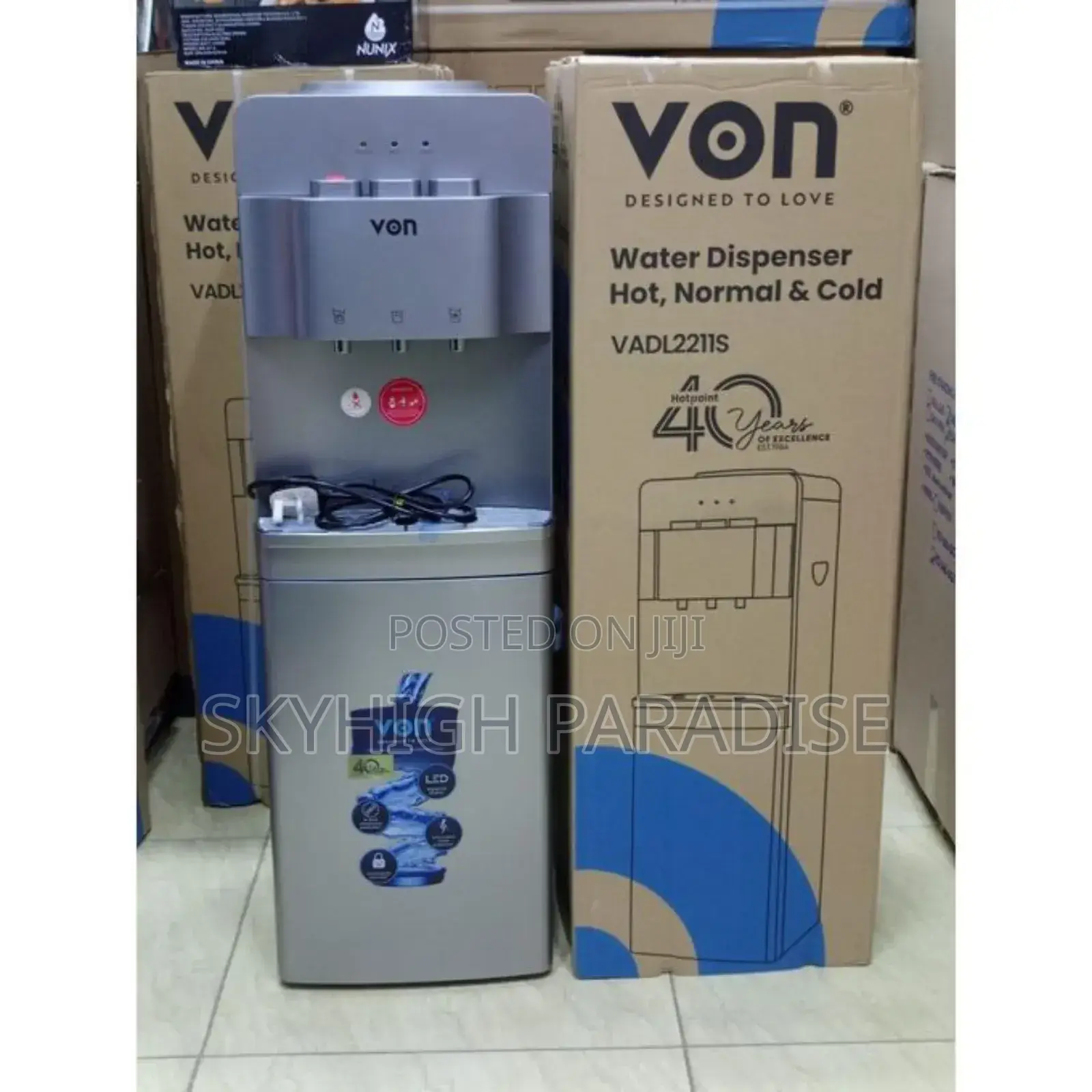 *Von Dispenser Hot, Normal and Cold 2211s (Dark Gray) *