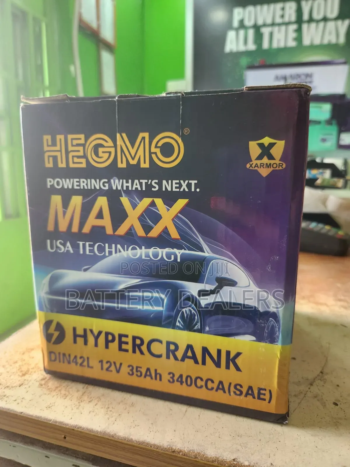 Hegmo Car Battery Din 42, 35ah