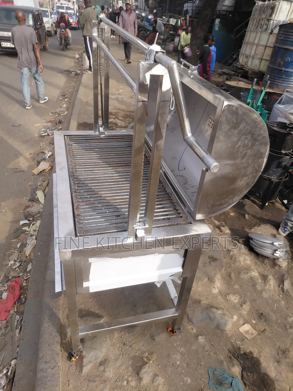 Mirror Finish Barbecue Grill
