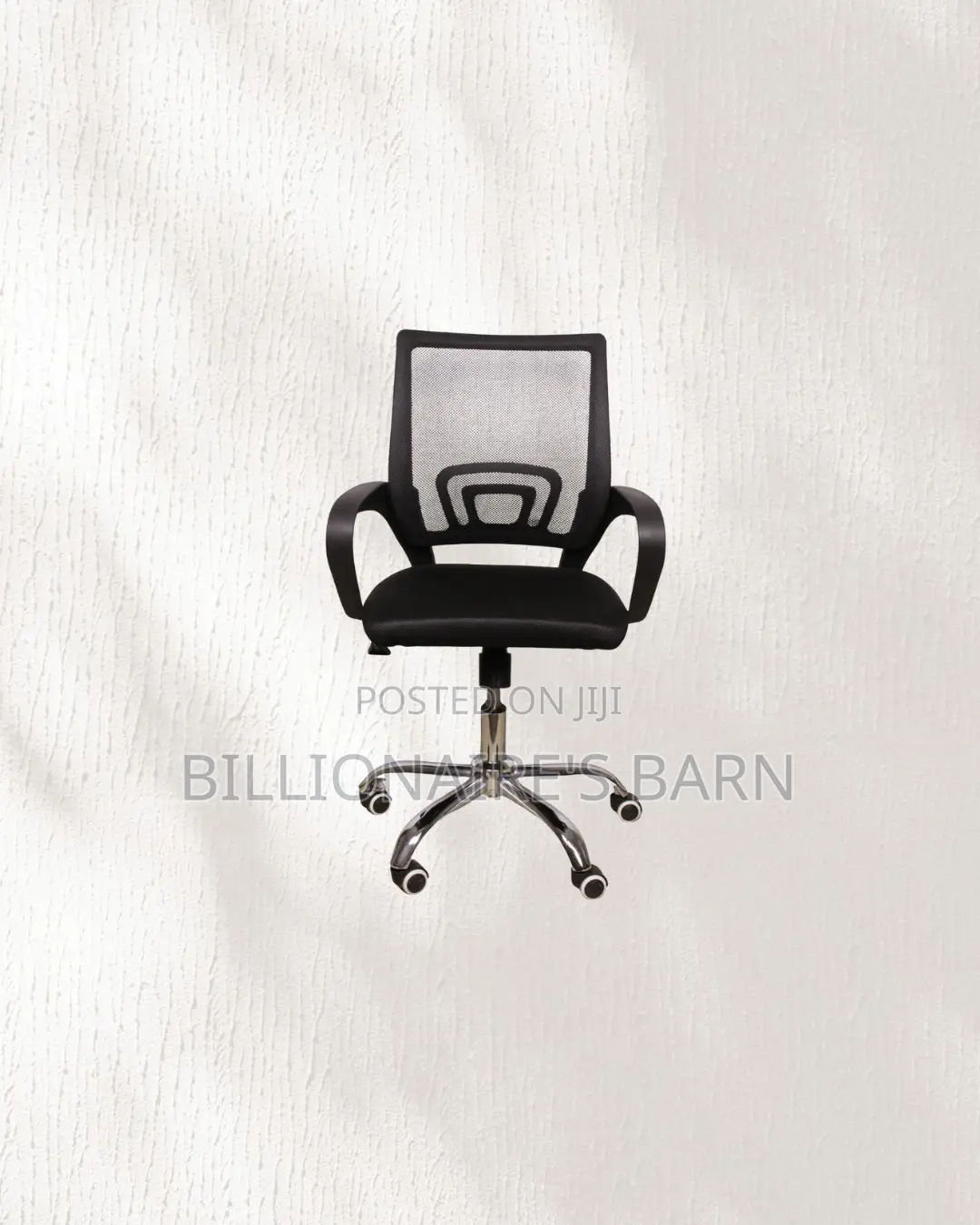 Secretarial Mesh Office Chair Ergonomic Fabric Seat
