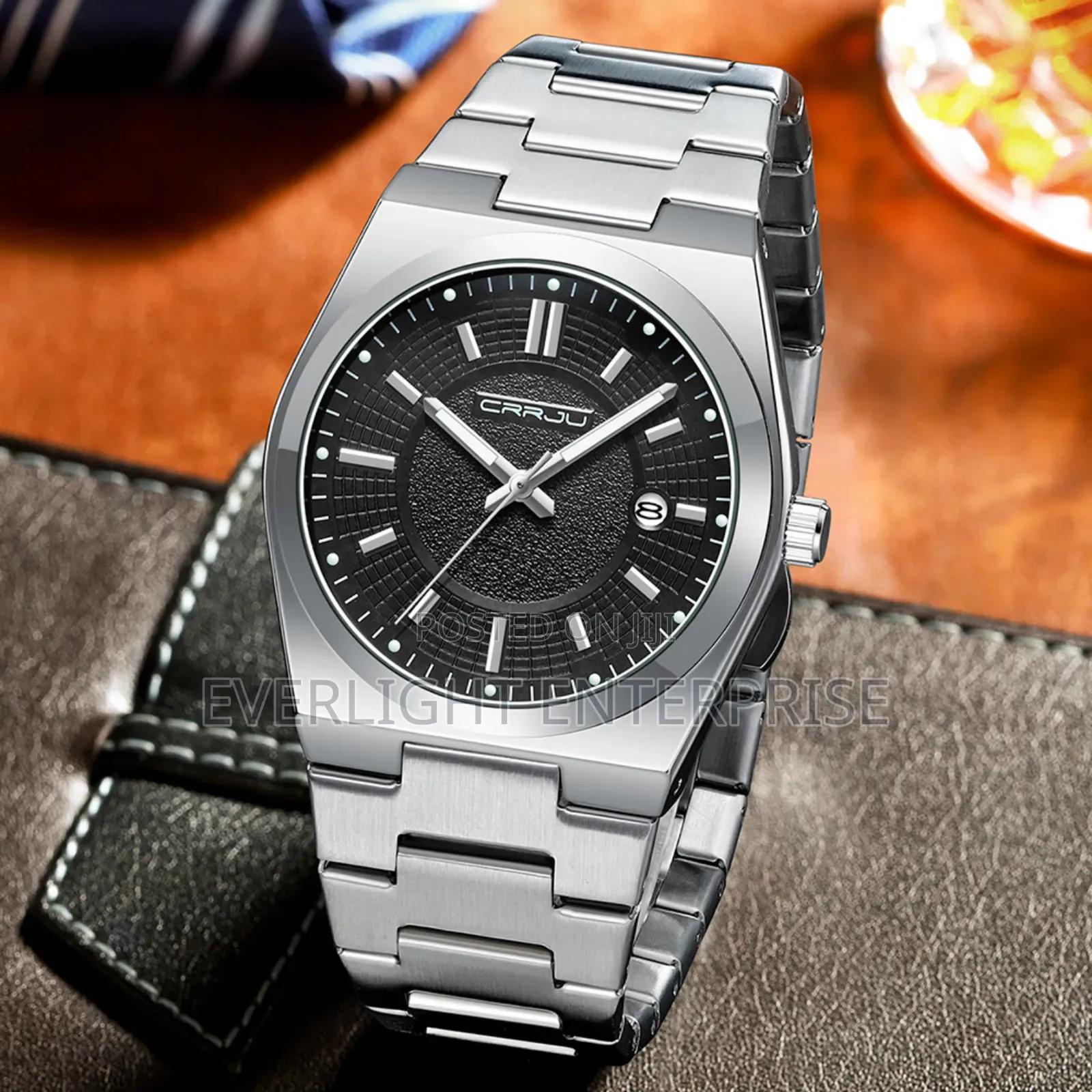 Crrju Gents Watch 5037