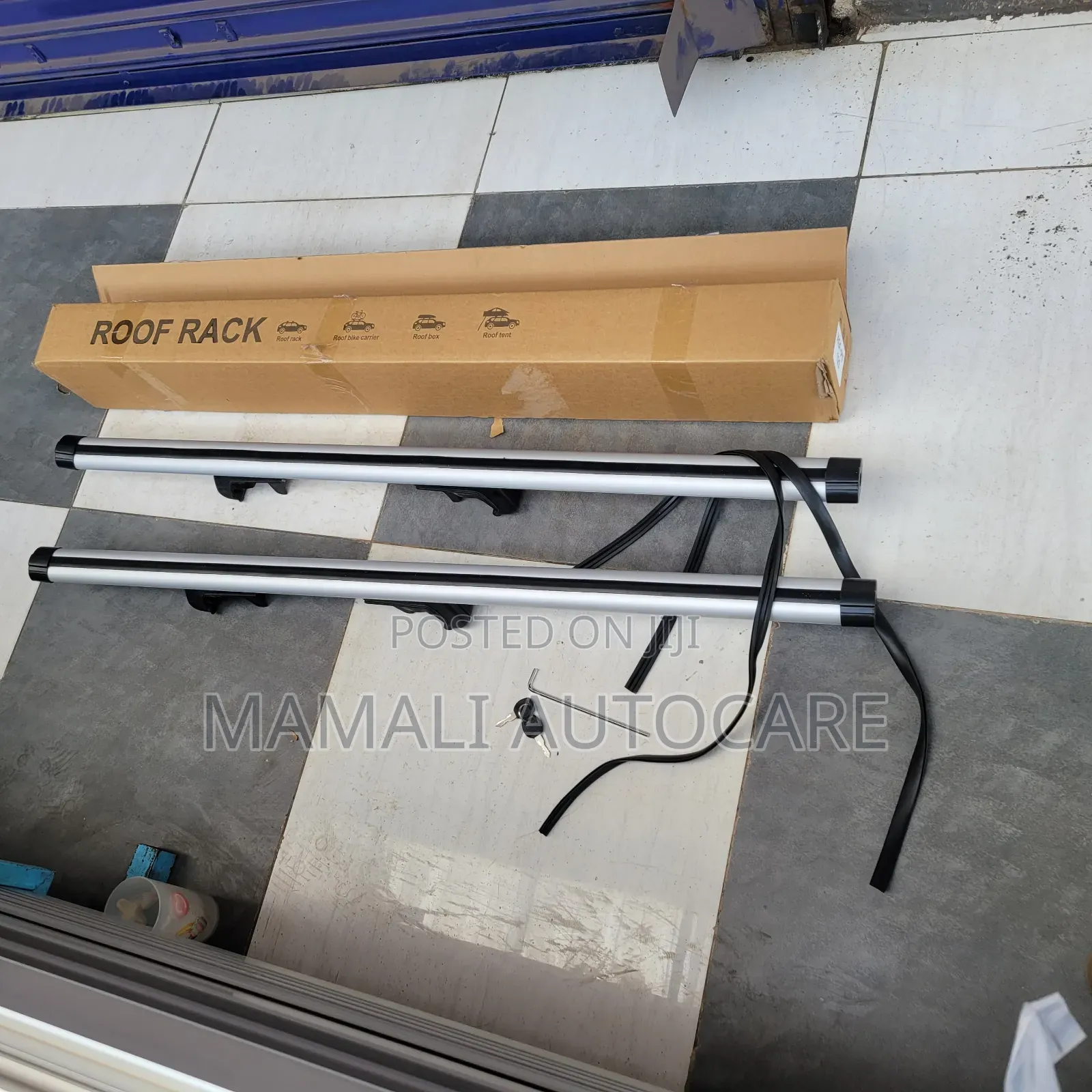 Car Roof Rack Crossbars Clamp Style Set