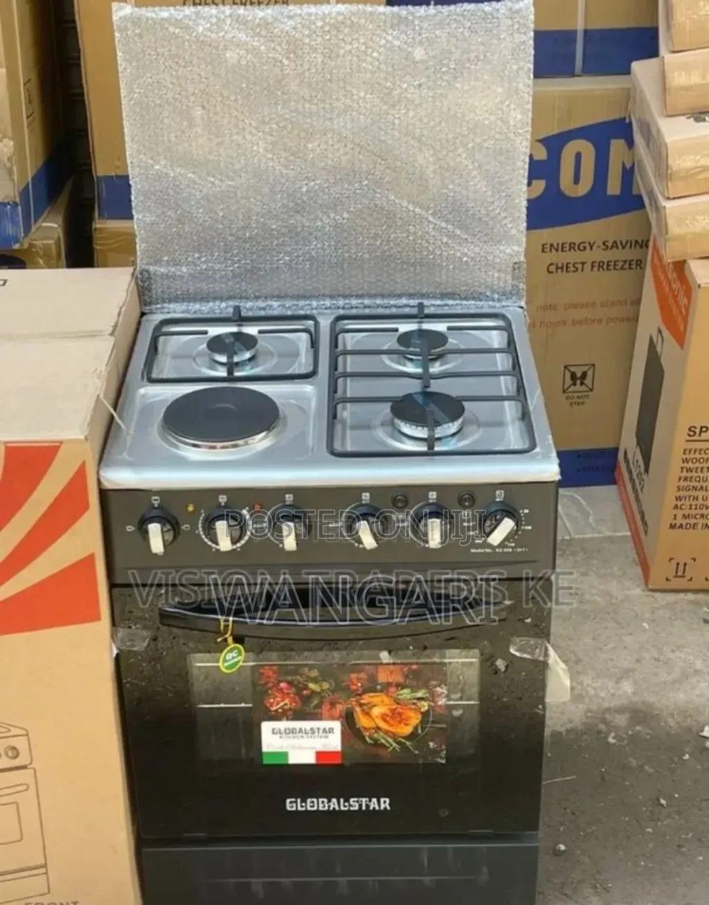 With Electric Plate. New Globalstar 60*60 Cooker