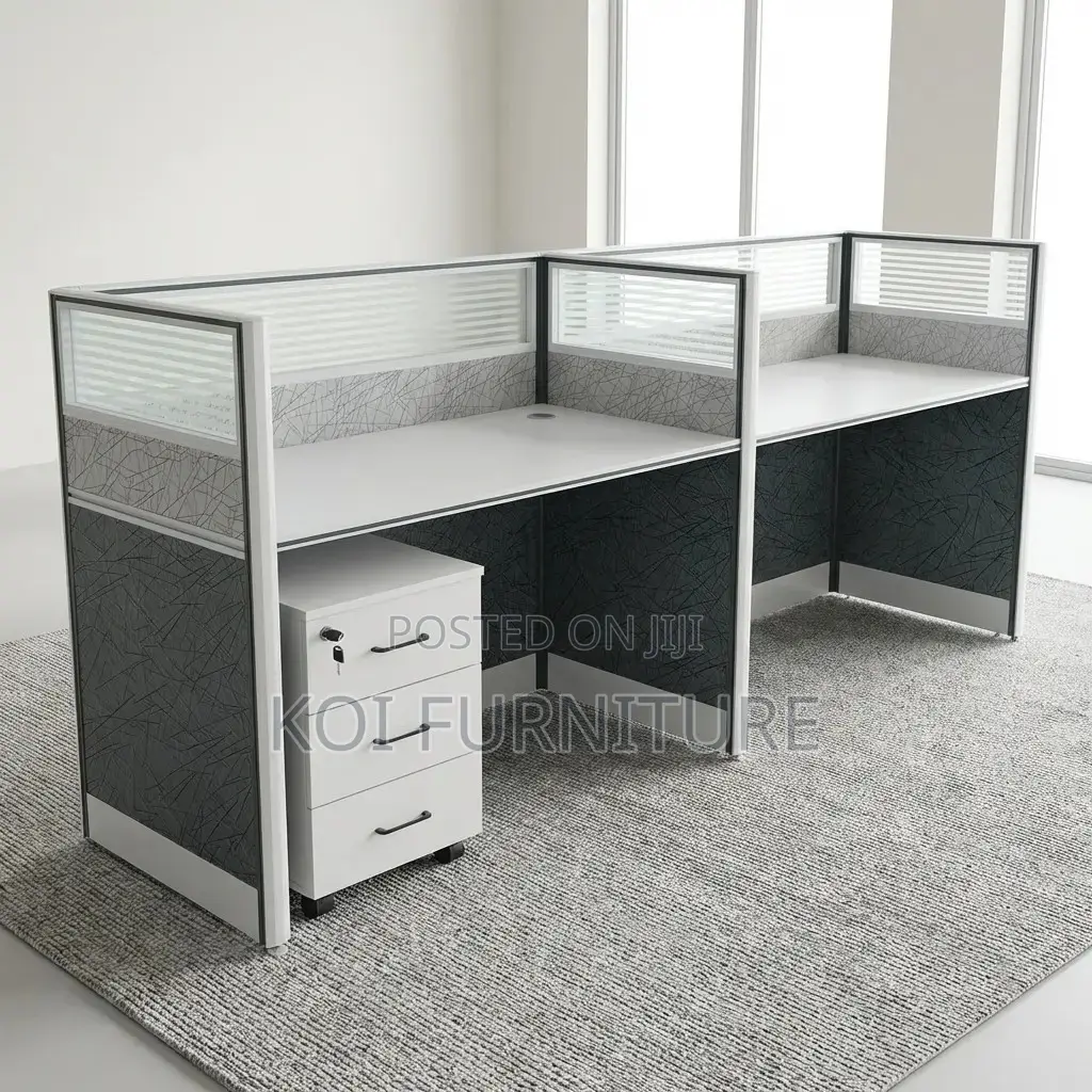 Workstations; Two Users Straight Office Executive Workstation
