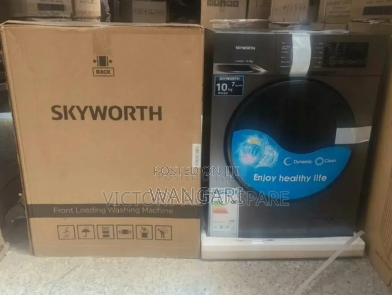 Automatic Skyworth 12kgs Wash and Dry Washing Machine. Drying