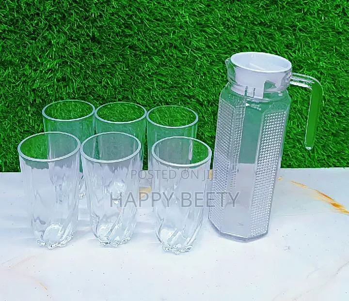 Water Sets
1.0 LTR Jug
6 PCS Glasses