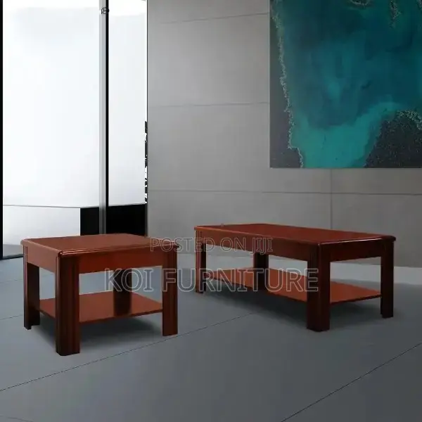 Coffee Table; Mahogany Living Room Home Office Coffee Table