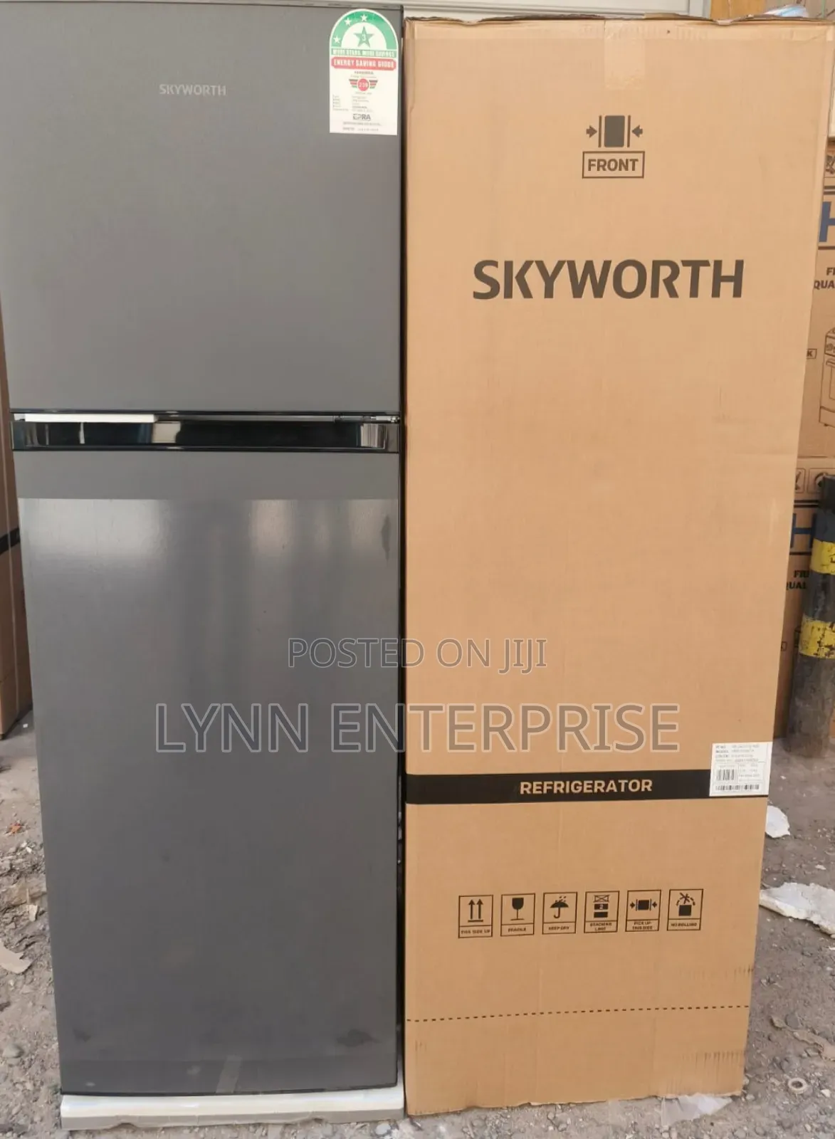 Skyworth 280 Litres Double Door No Frost Refrigerator