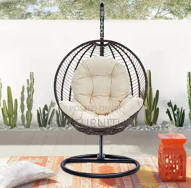 Home Chais; Balcony Hanging Rattan Made Easy Relaxing Hammock Seat