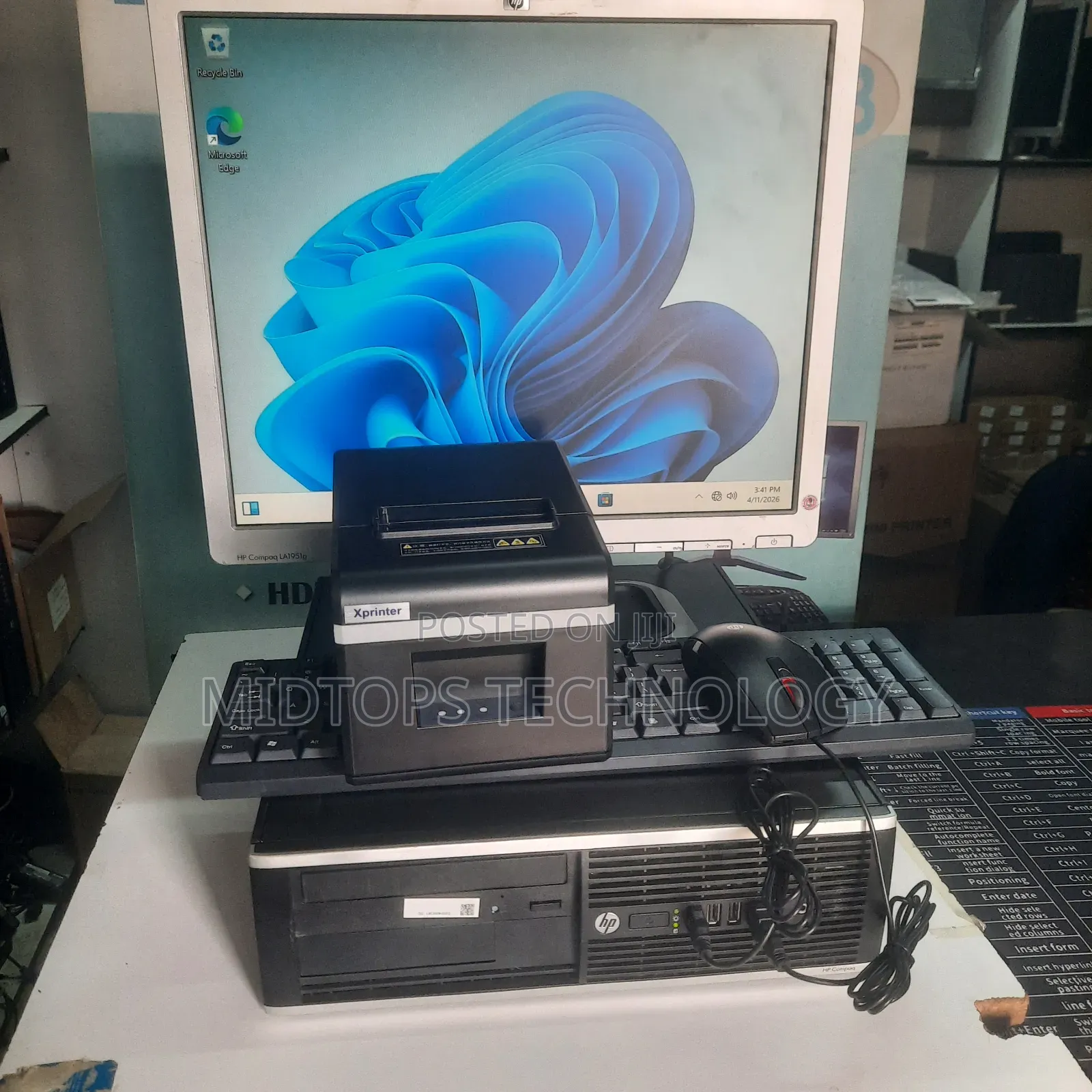Desktop Computer HP EliteDesk 800 4GB Intel Core i5 HDD 500GB