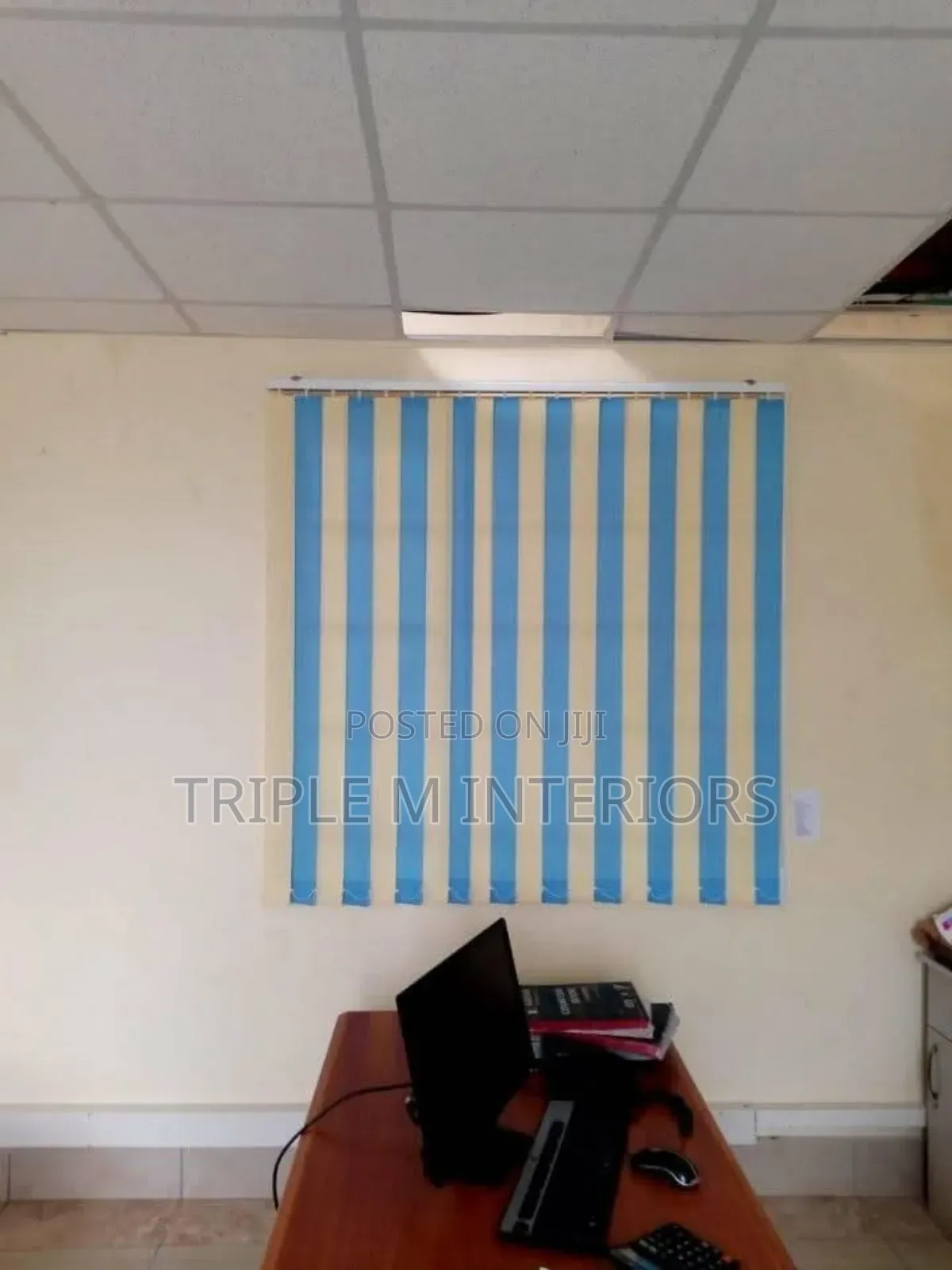 Soft Tone Vertical Blinds Interior Finish