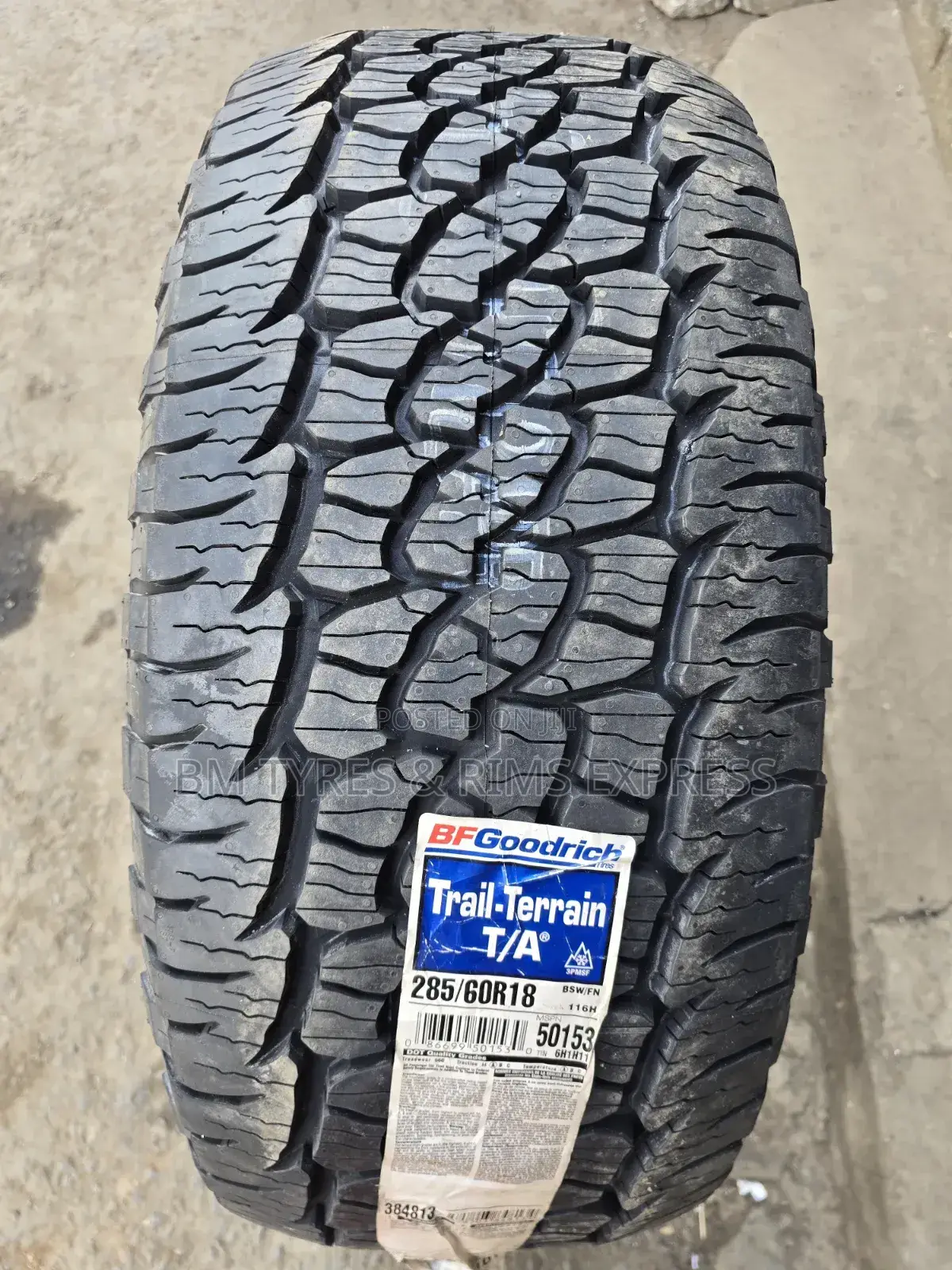 285 /60 R18 Bf Goodrich Tyres (All Terrein) U.S.A.