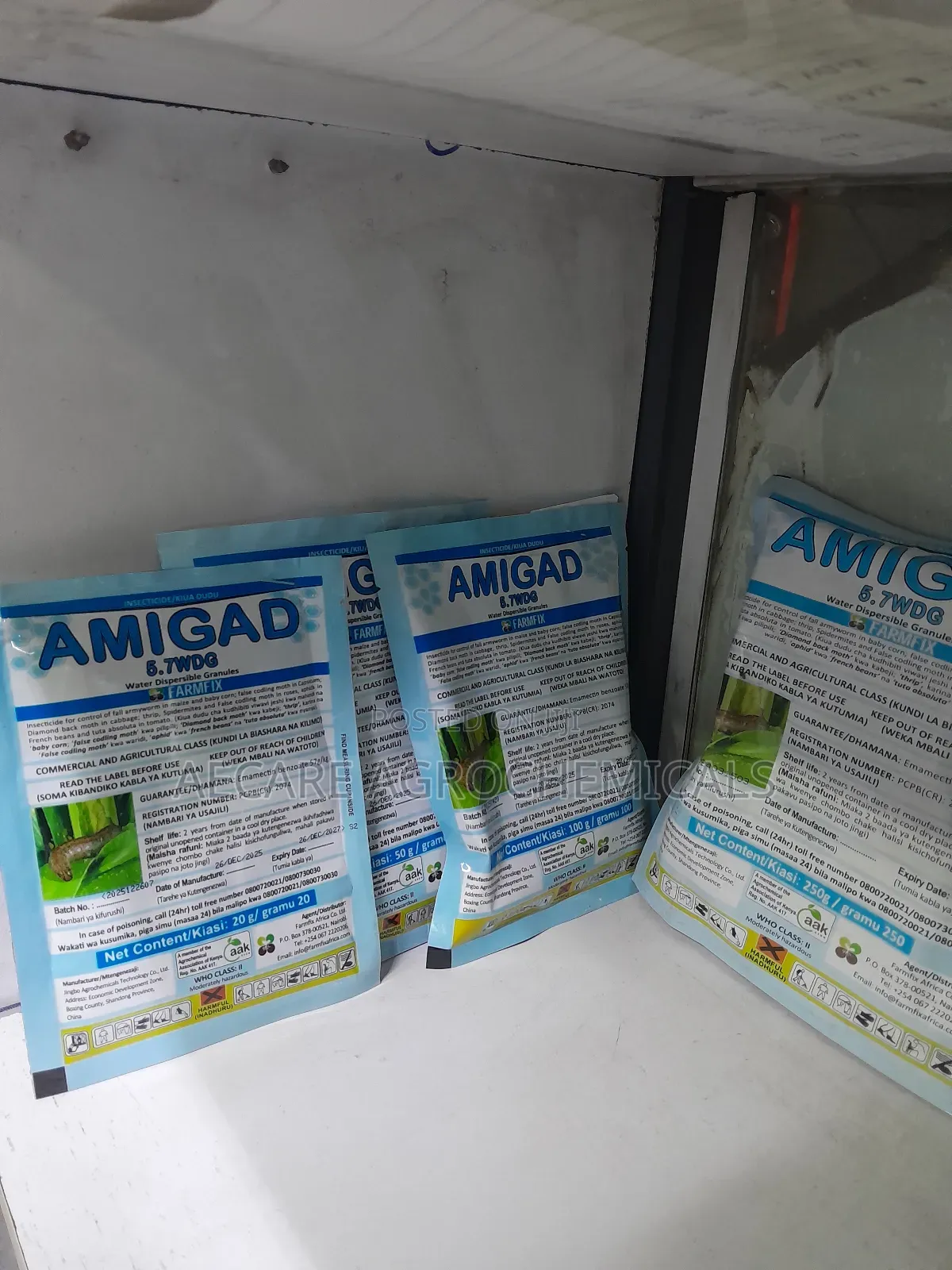 Amigad 5.7wdg Fall Armyworms Insecticide 10g, 20g, 50g, 100g,500g,1kg