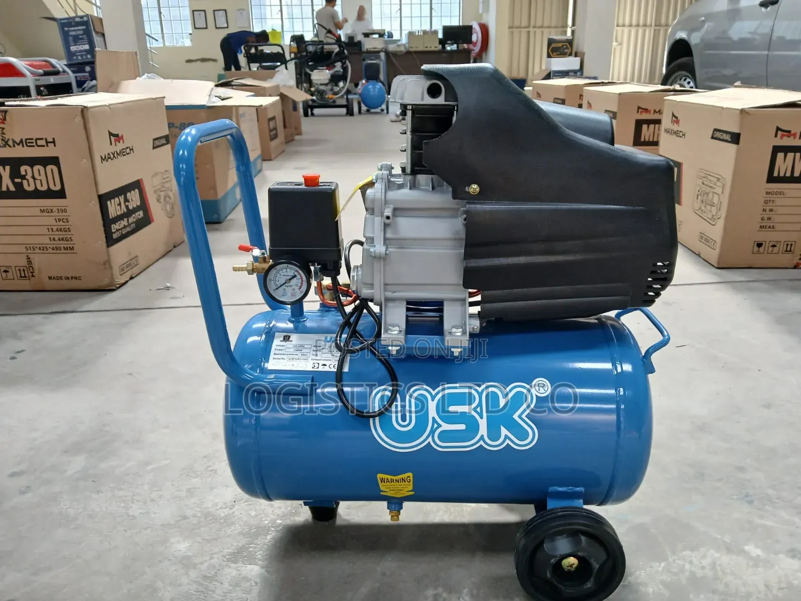 Air Compressor 25l Electric 2 Hp Usk Model