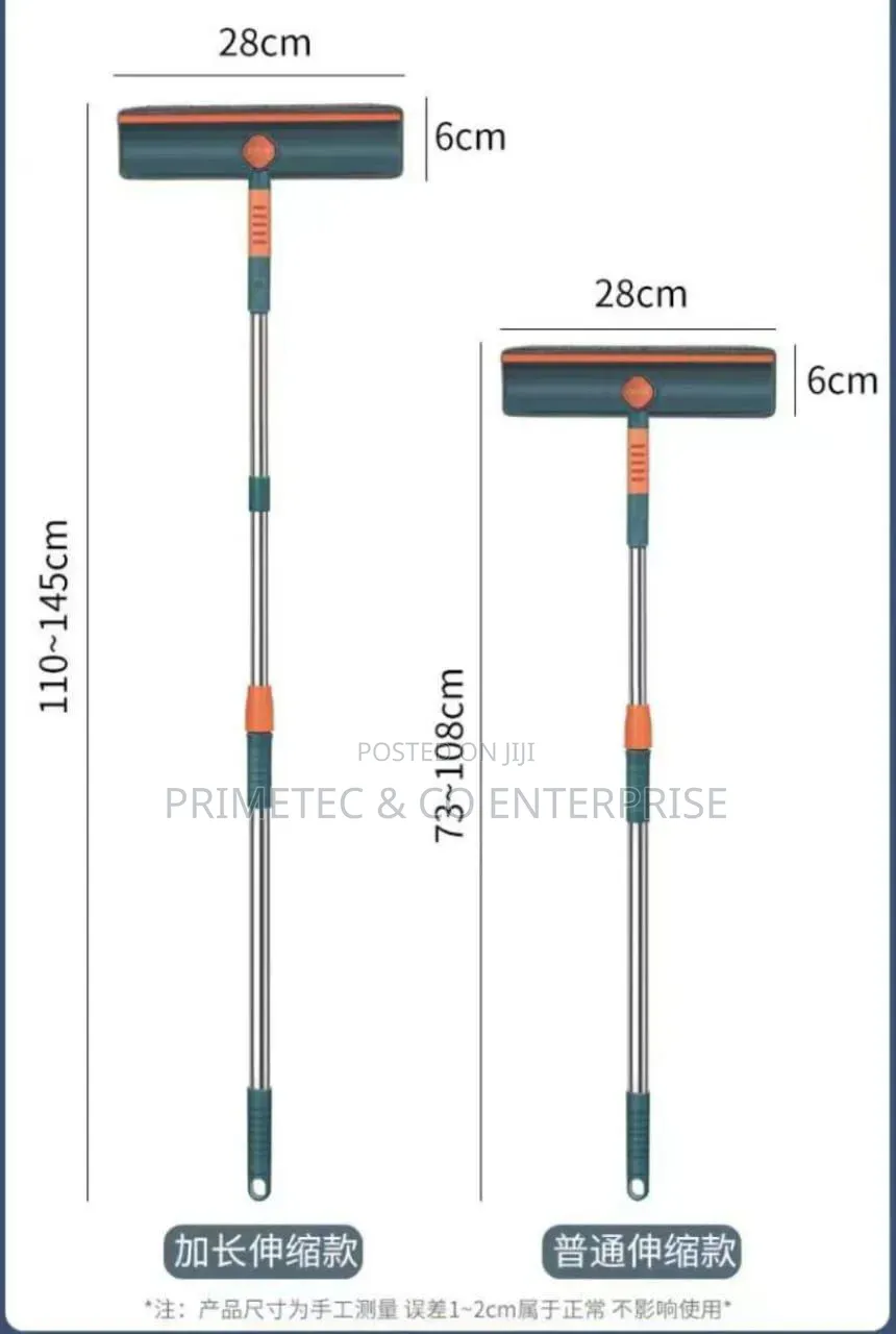 2 in 1 Telescopic Window Cleaner/Wall Mop .